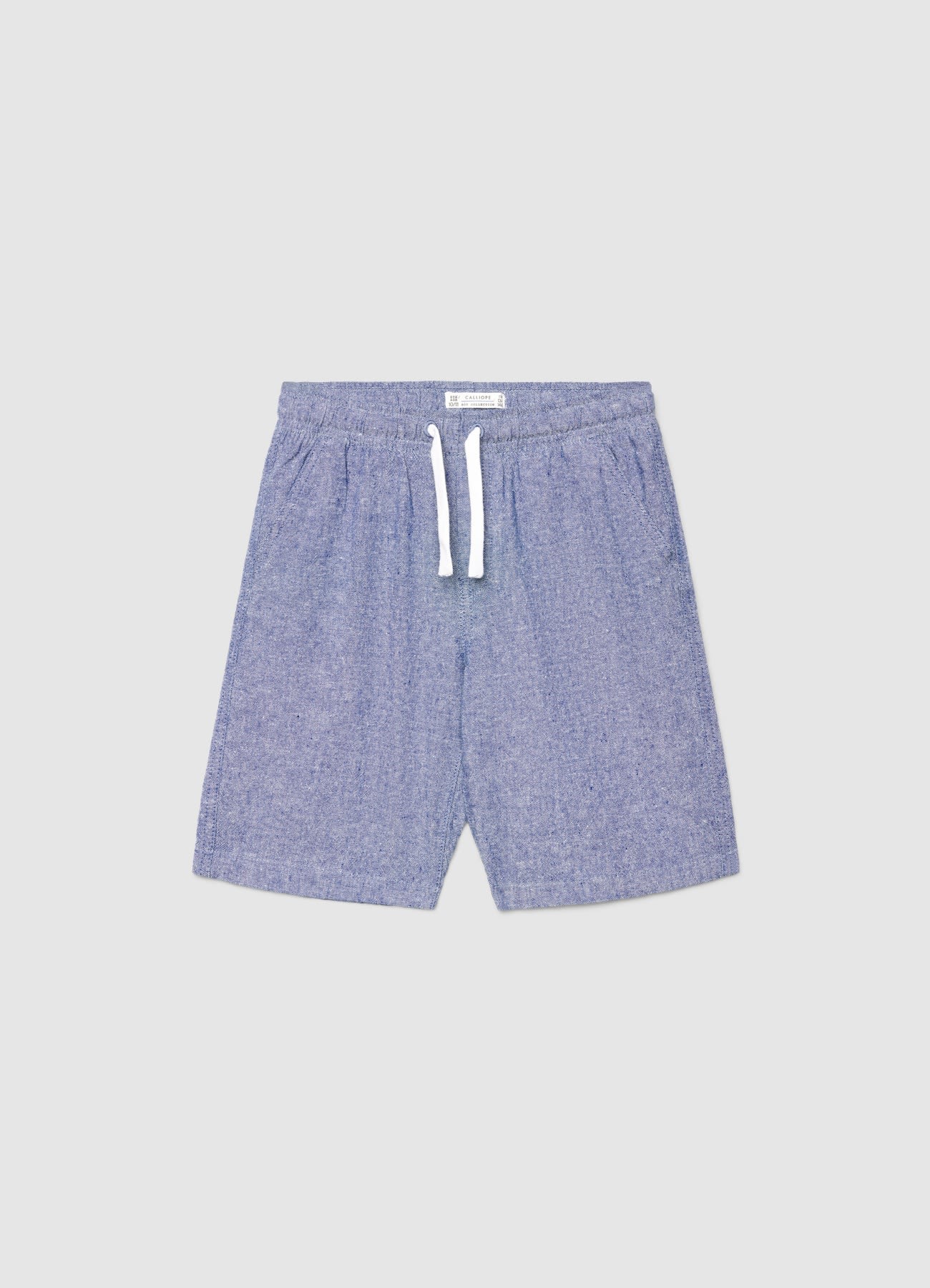 Pantaloncini jogger mélange con coulisse