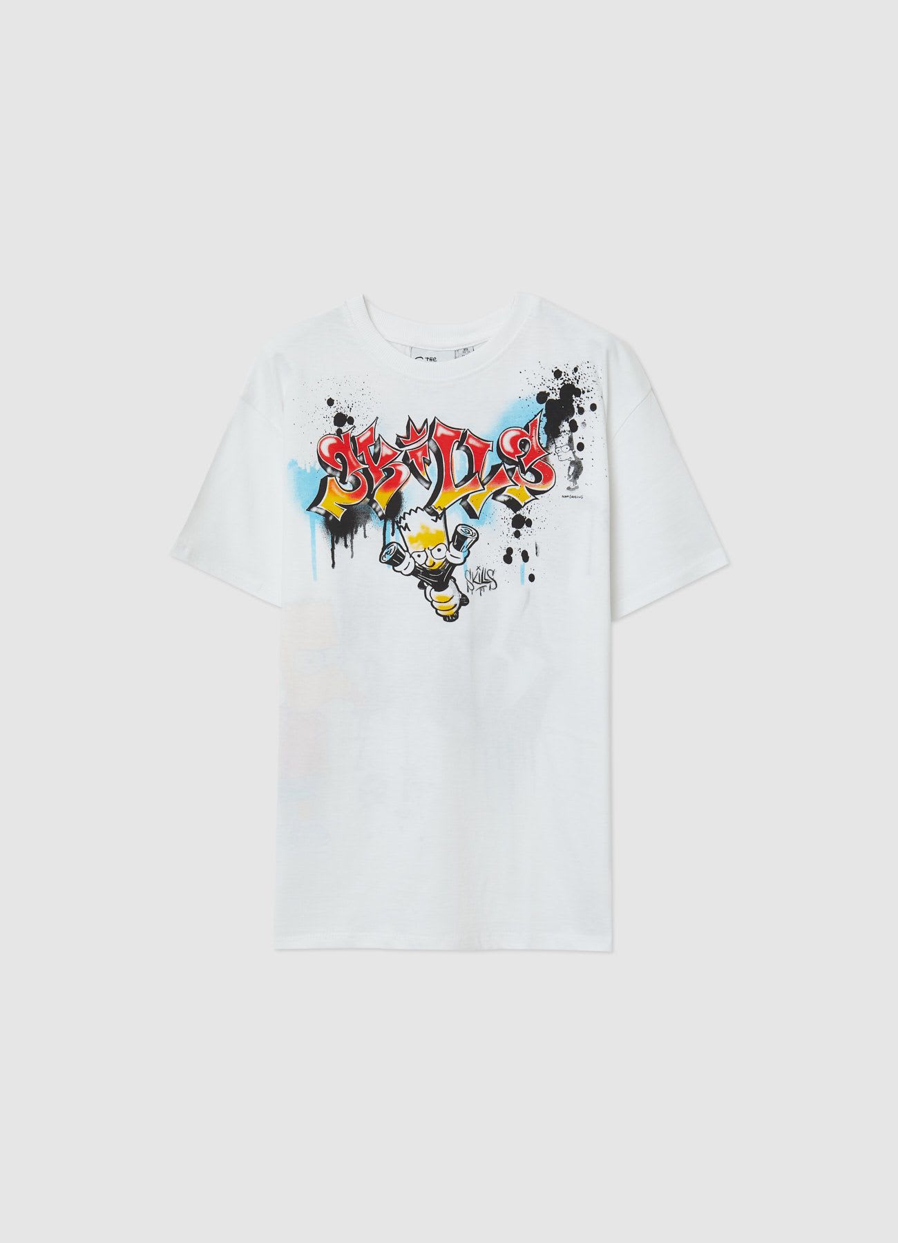 T-shirt con stampa graffiti