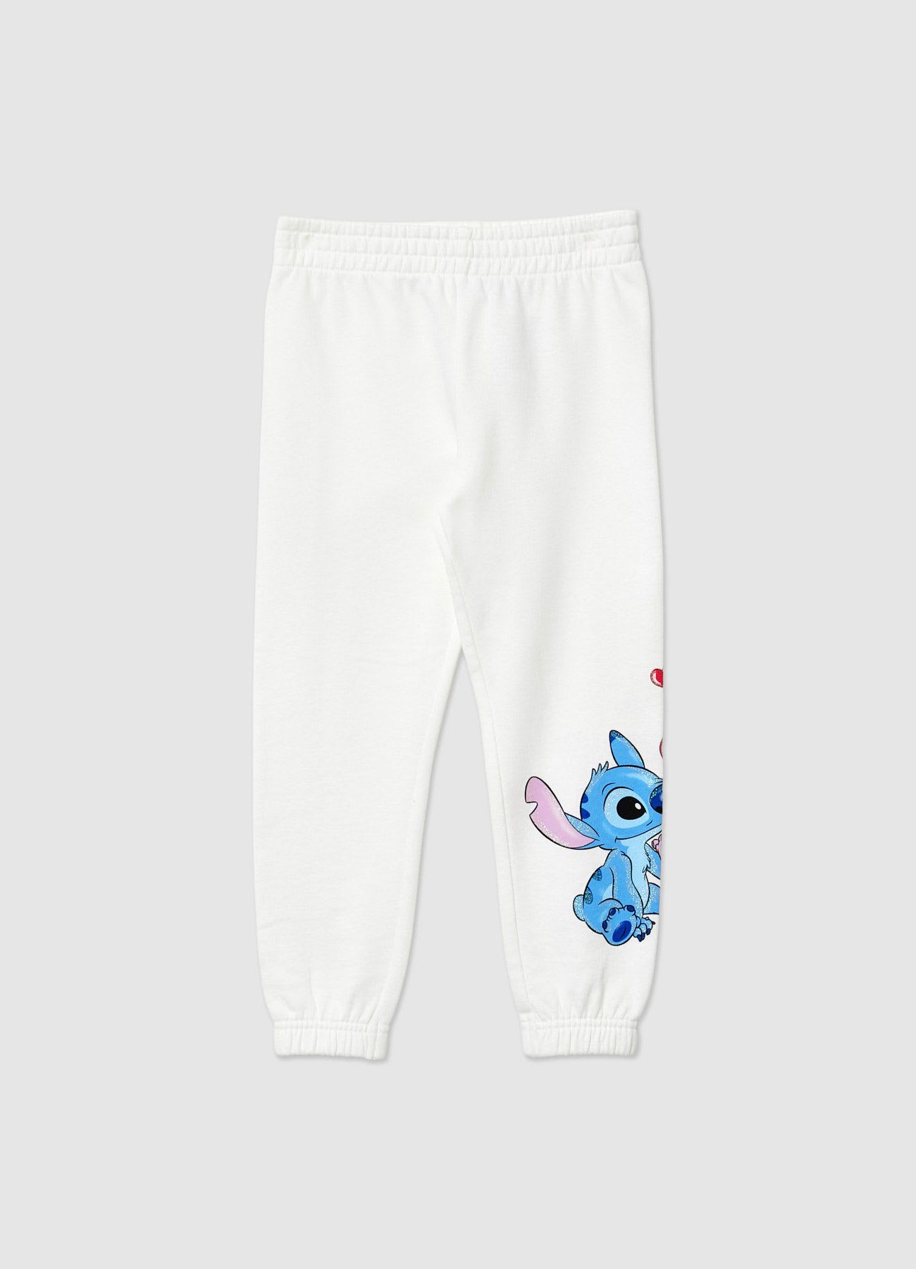 Pantaloni ginnici con stampa Stitch ed Angel