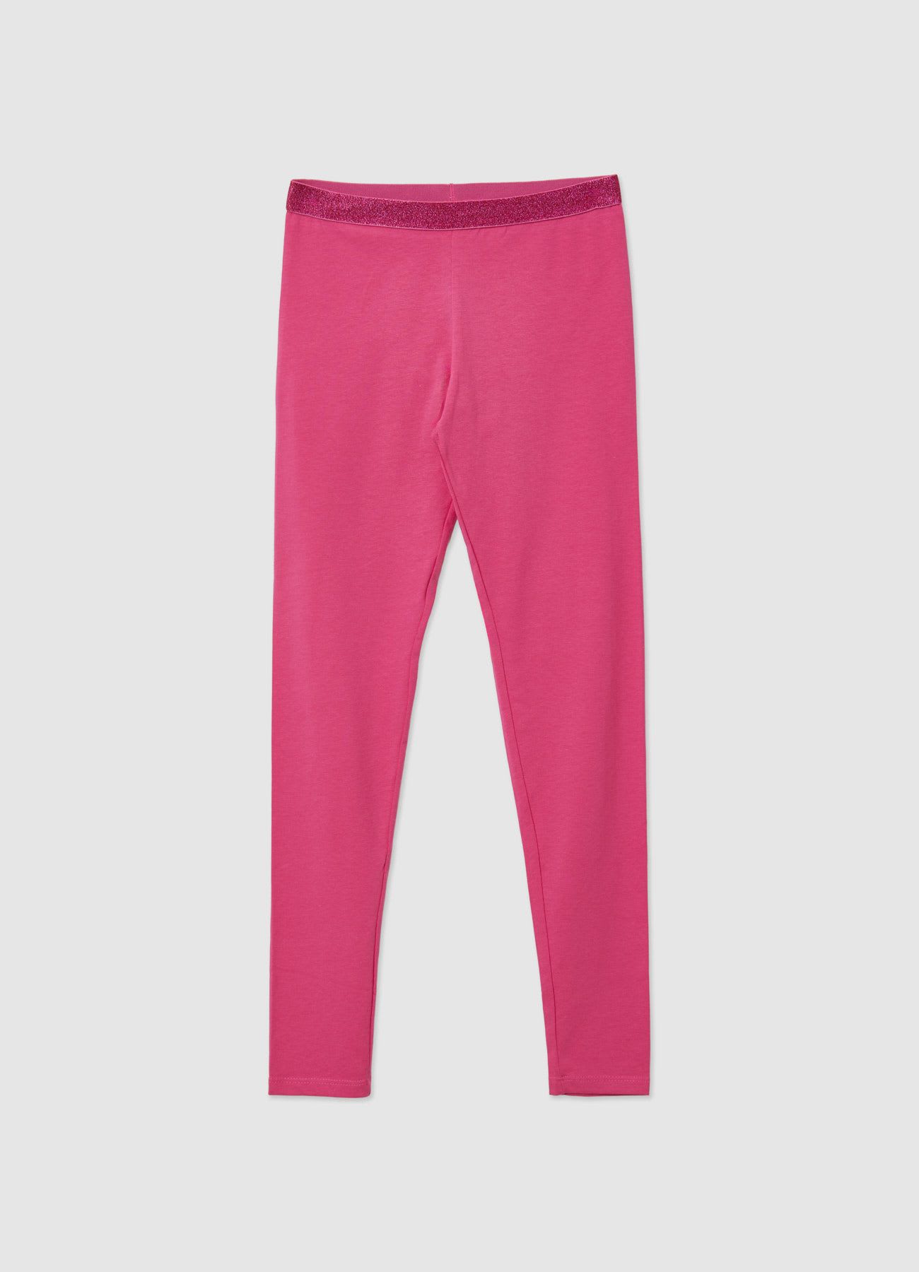 Leggings con elastico glitter