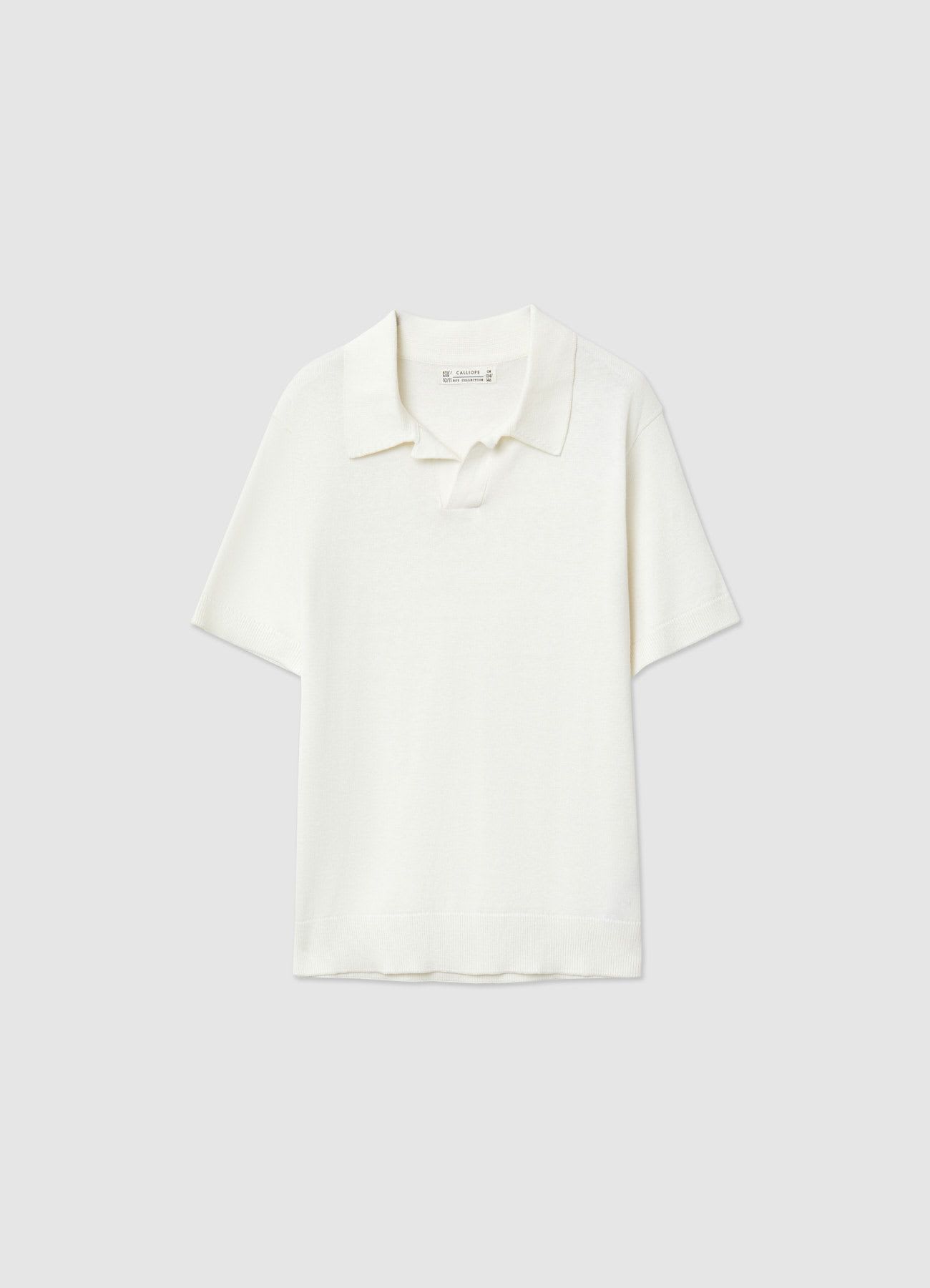 T-shirt polo in maglia