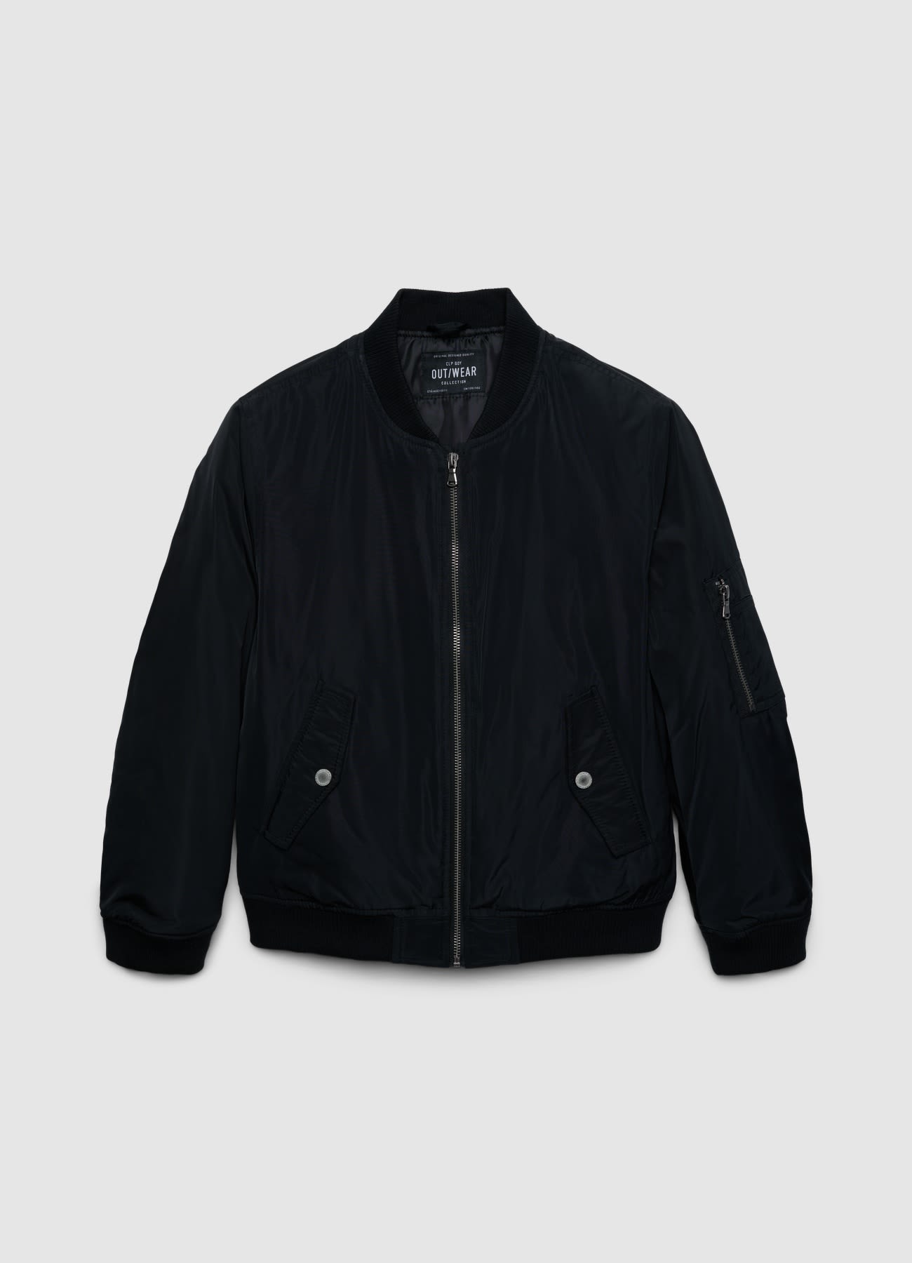 Bomber con zip
