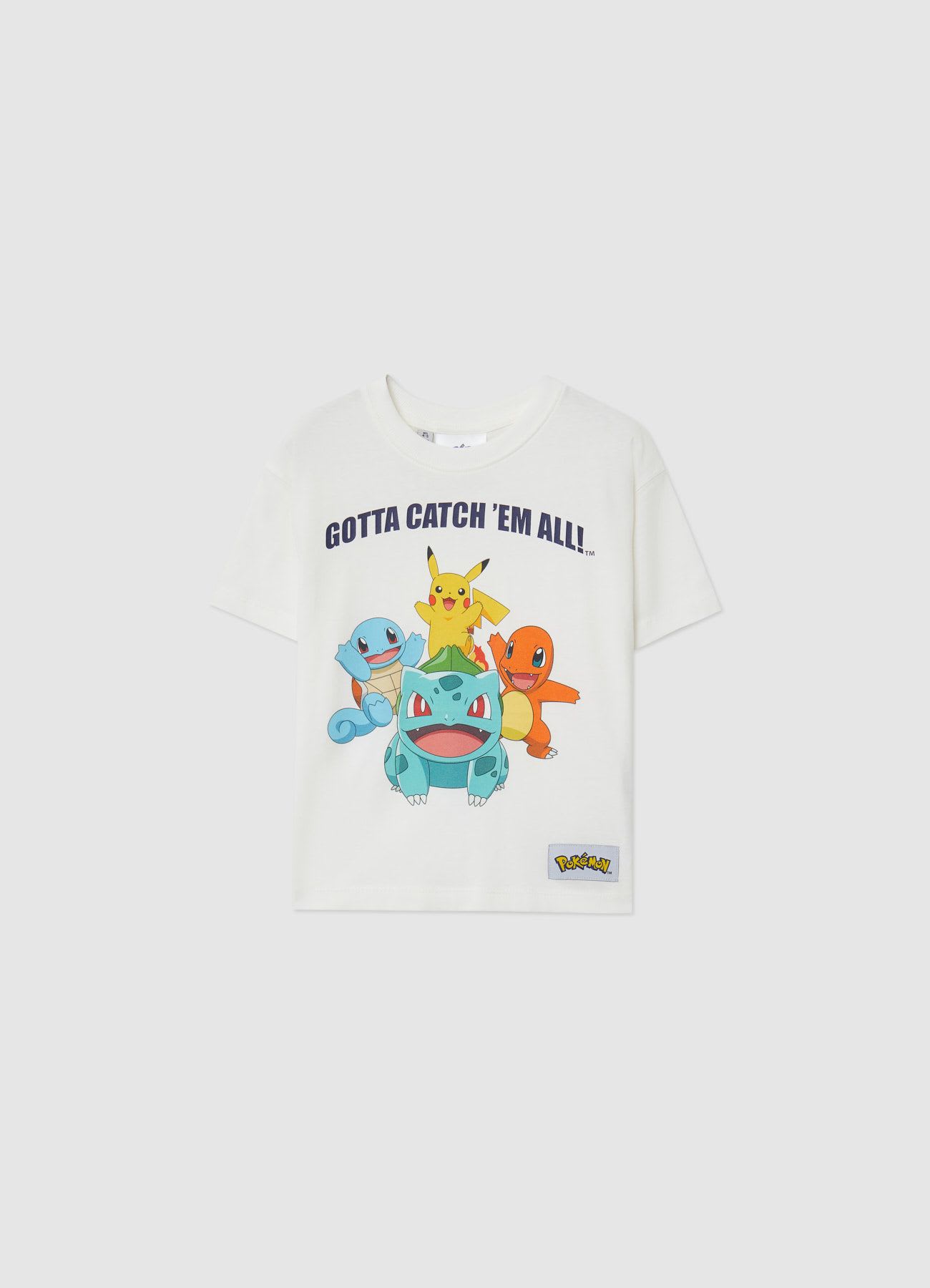T-shirt over con stampa Pokémon