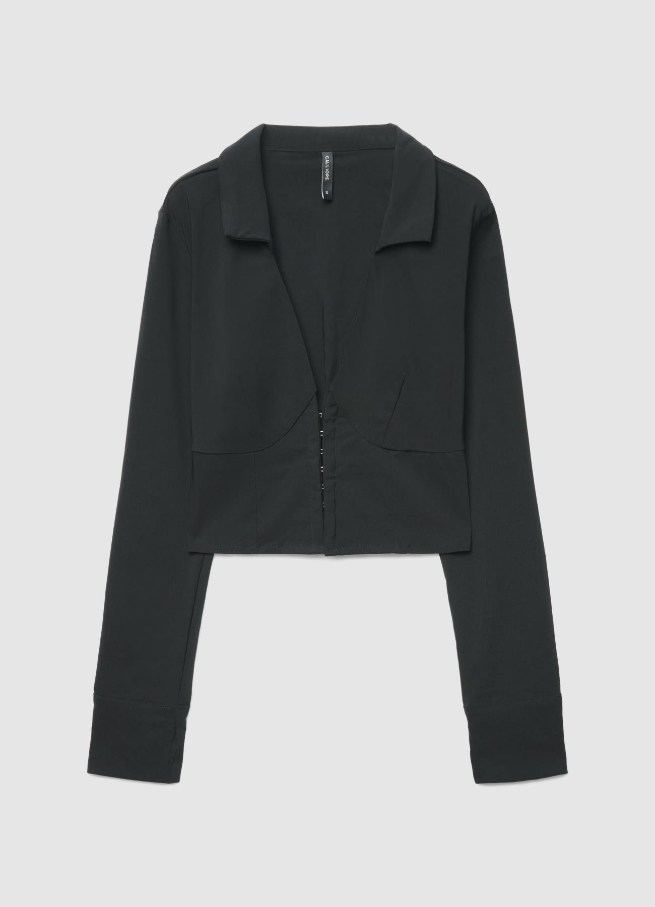 Camicia bustino chiusura a ganci