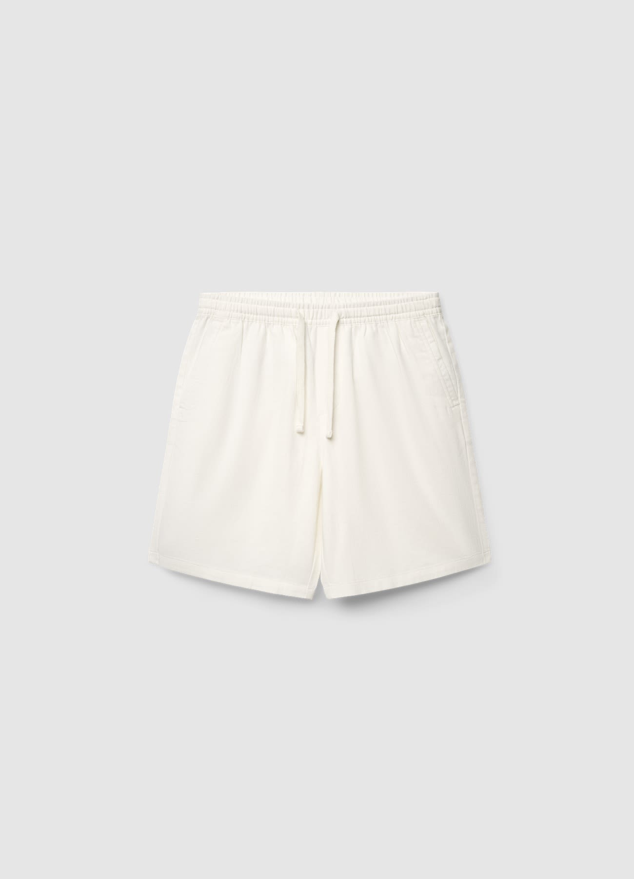 Pantaloncini jogger misto lino
