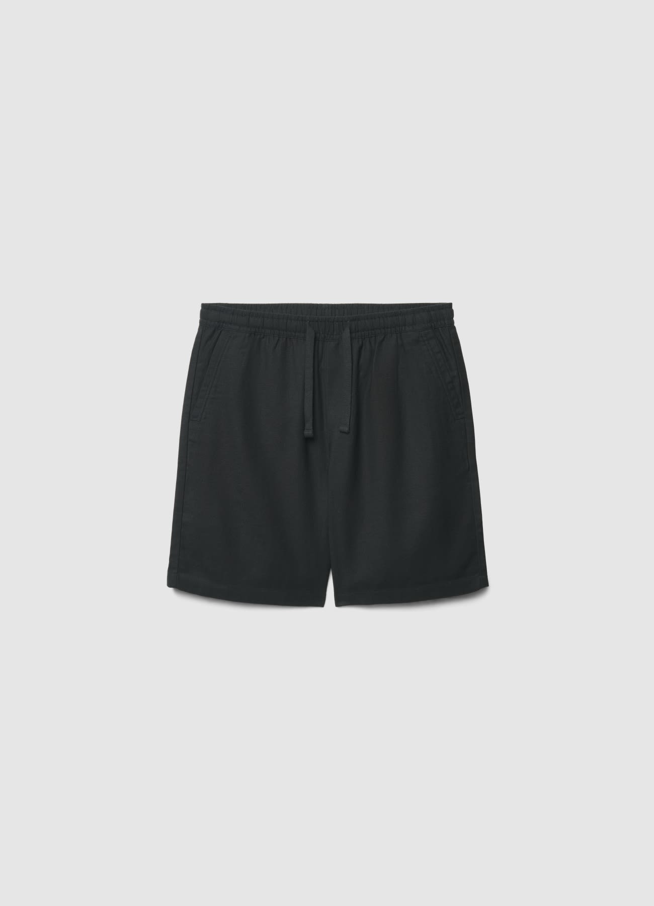Pantaloncini jogger misto lino