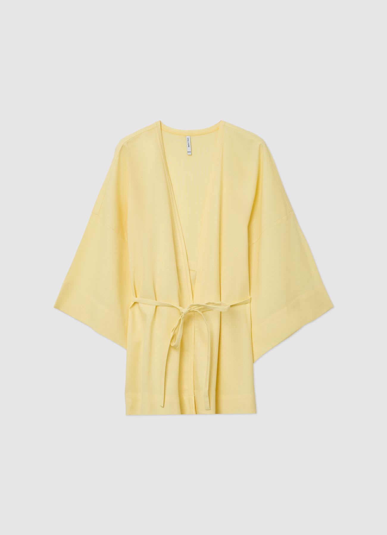 Kimono tinta unita con cintura