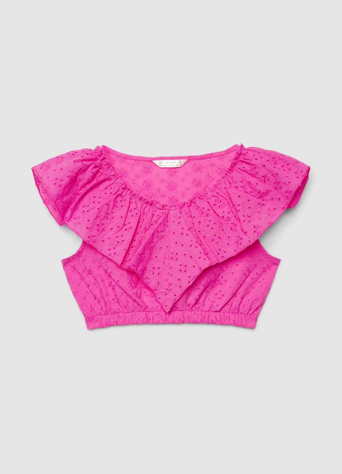 Blusa sangallo con balza