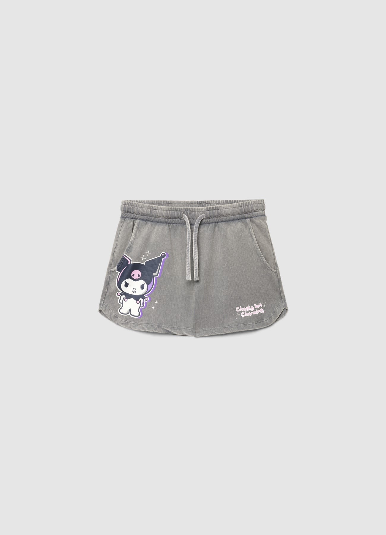 Shorts ginnici con stampa Kuromi e coulisse