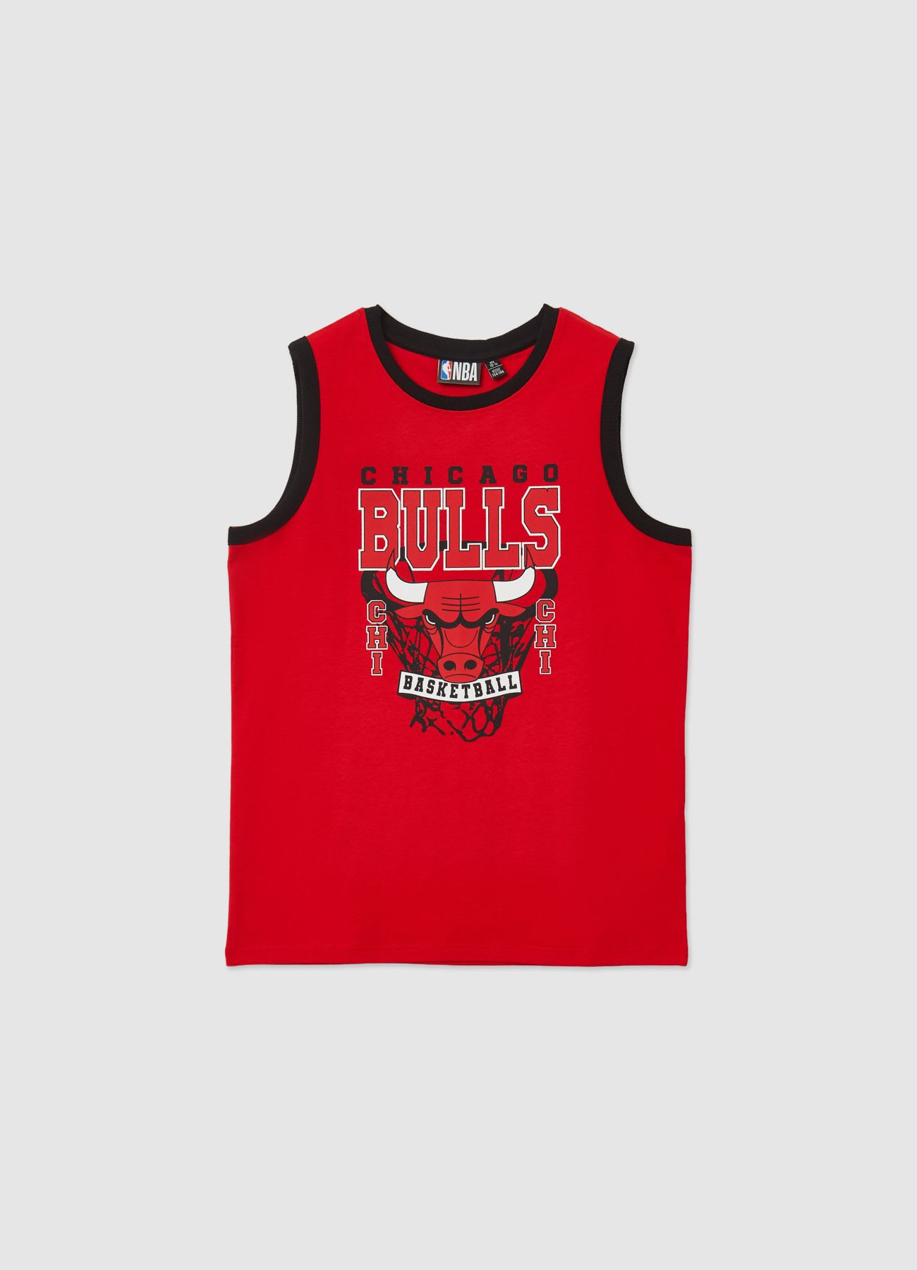 Canotta over con stampa Chicago Bulls