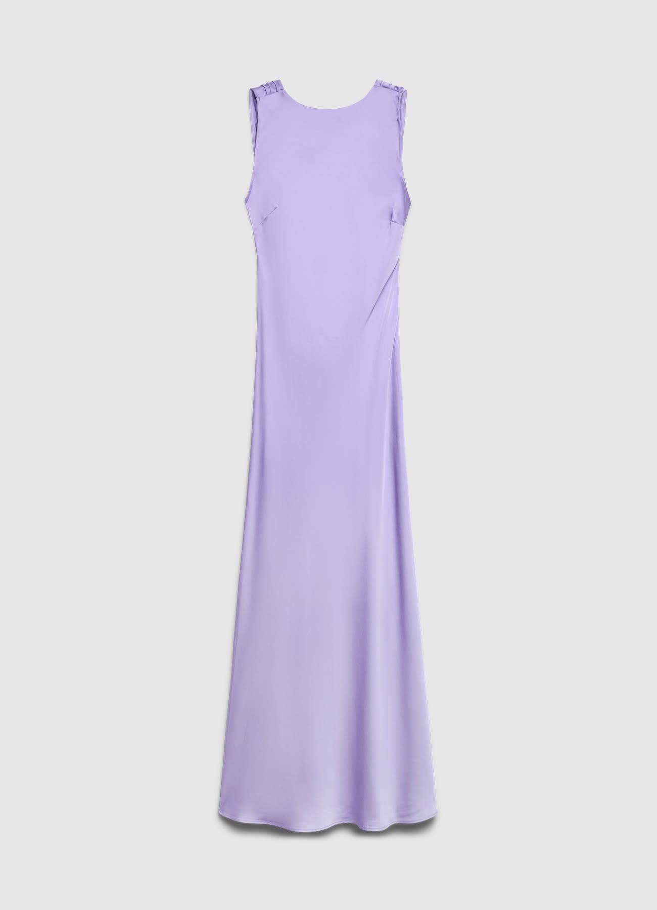 Vestito lungo con scollo profondo e fiocco