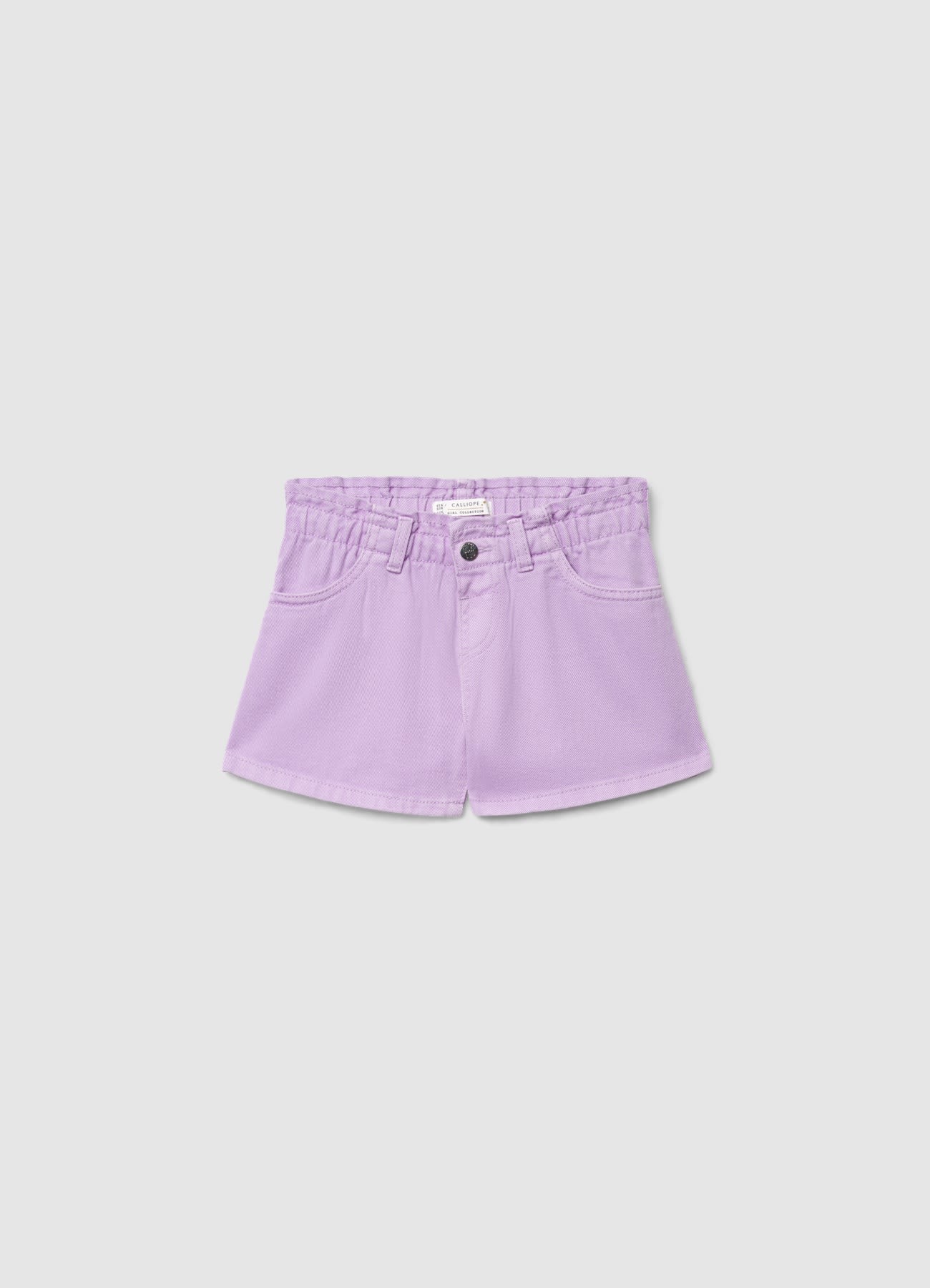 Shorts a vita alta con elastico