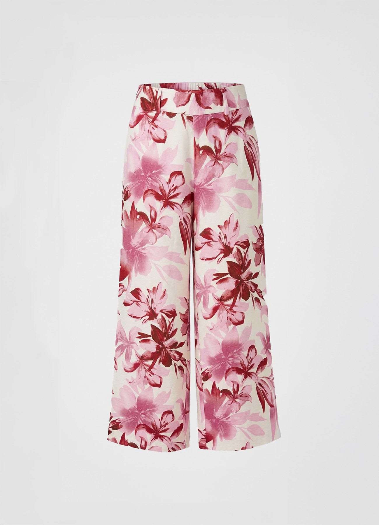 Pantaloni culotte a fiori