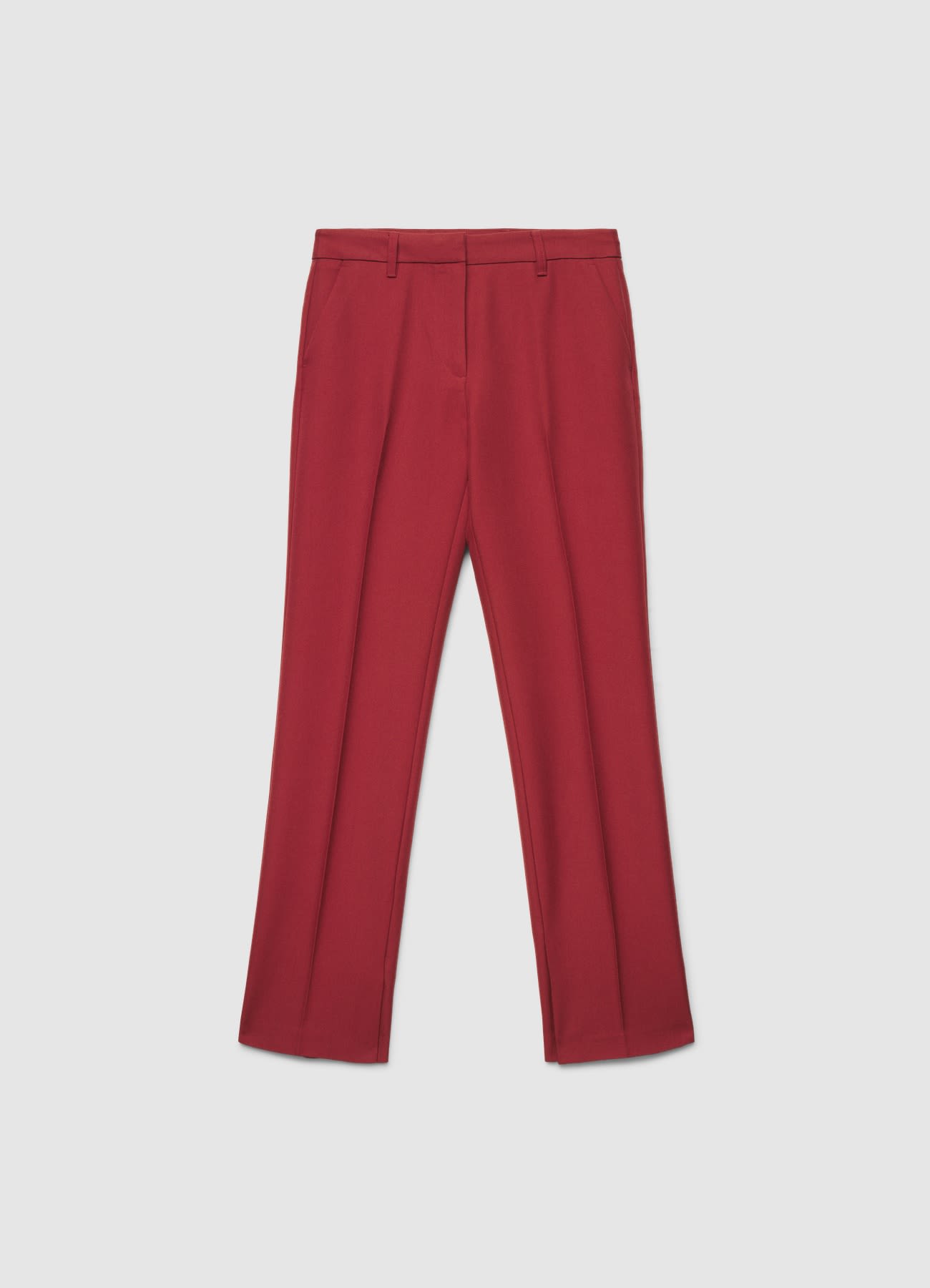 Pantaloni dritti con spacchetti