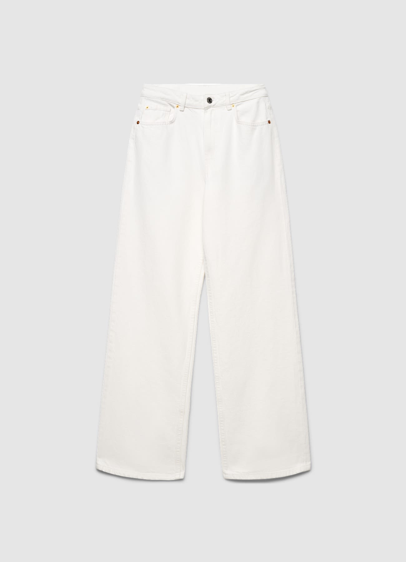 Jeans wide leg a vita alta