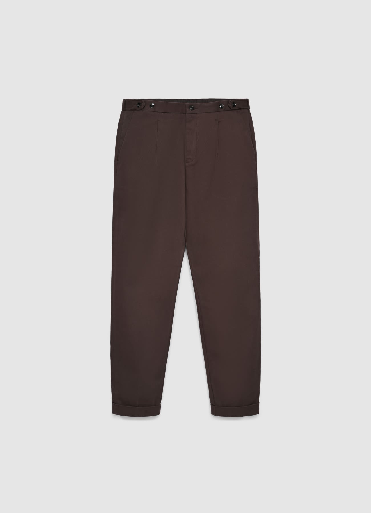 Pantaloni chinos con bottoni in vita