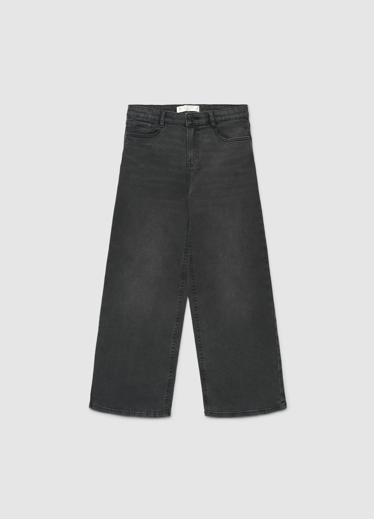 Jeans wide leg a vita alta