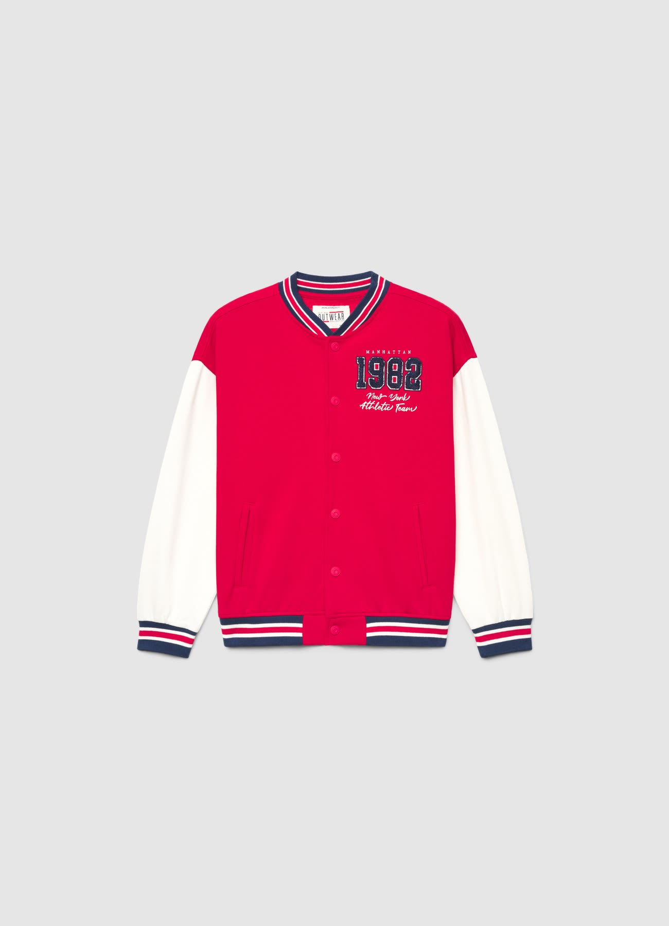 Bomber college con stampa