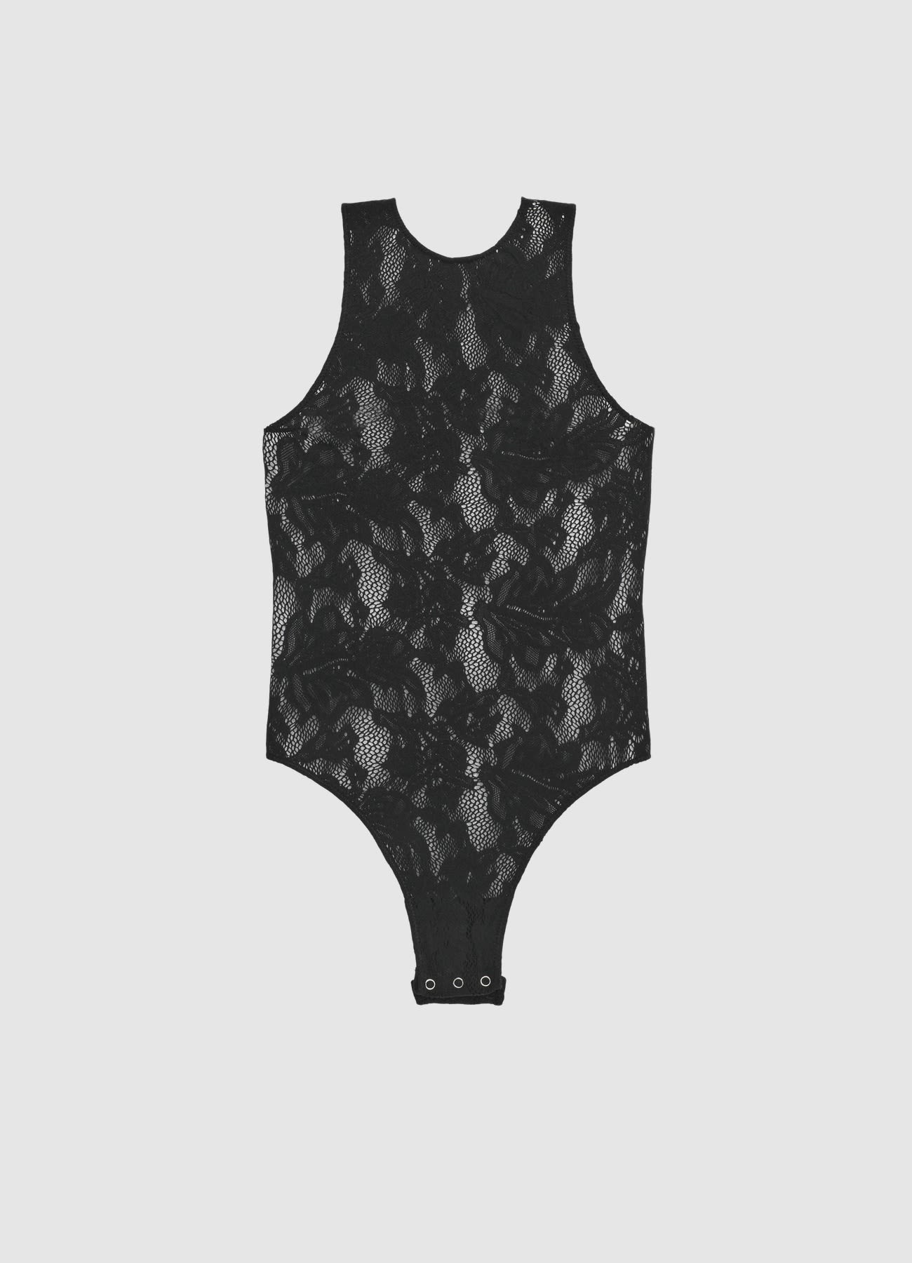 Body seamless in pizzo