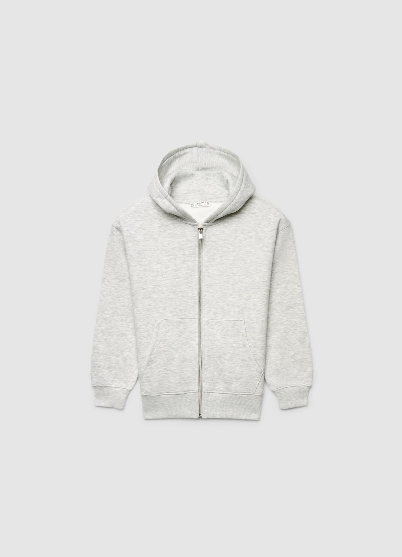 Felpa con cappuccio e zip