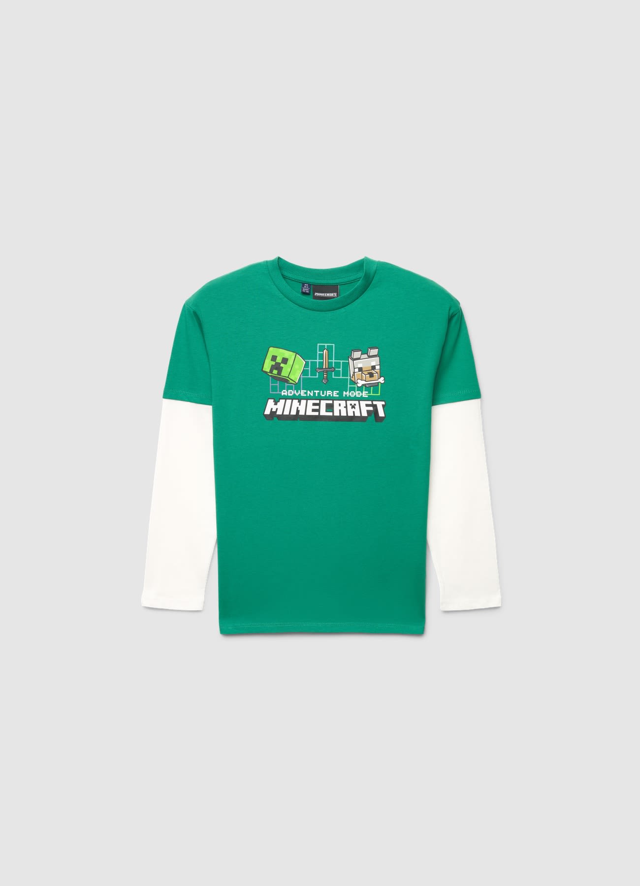 T-shirt con stampa Minecraft