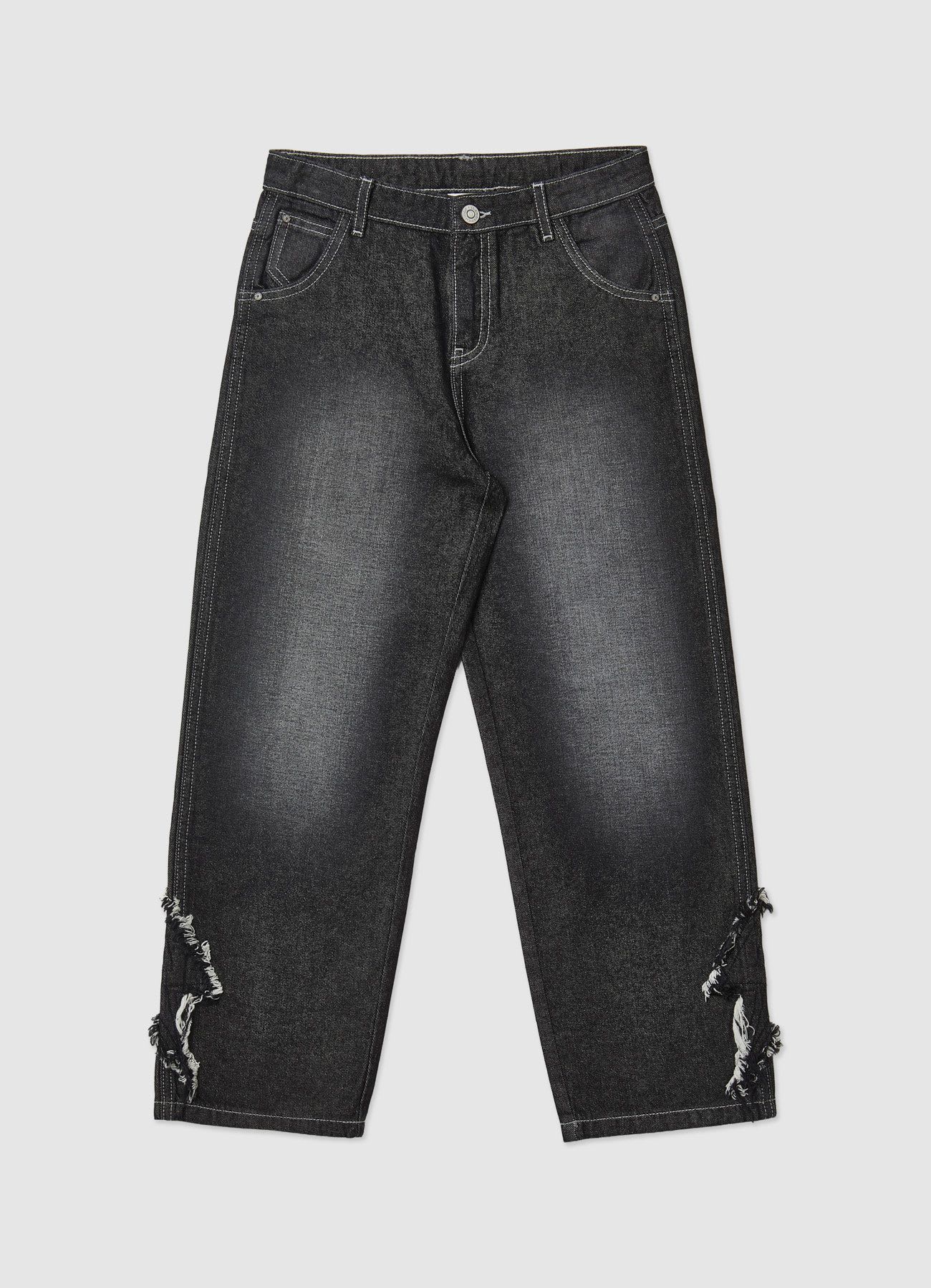 Jeans super baggy con strappi