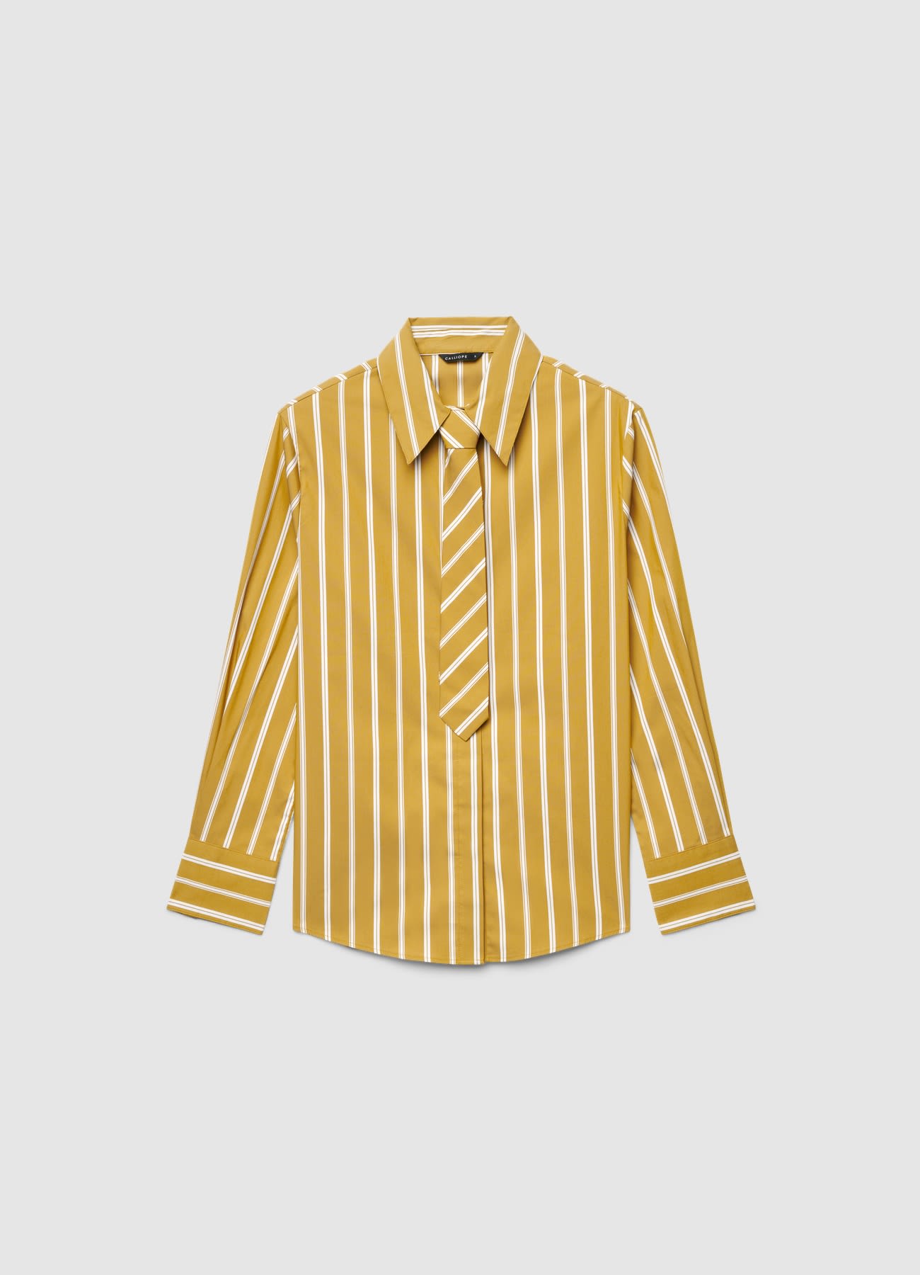 Camicia a righe con cravatta