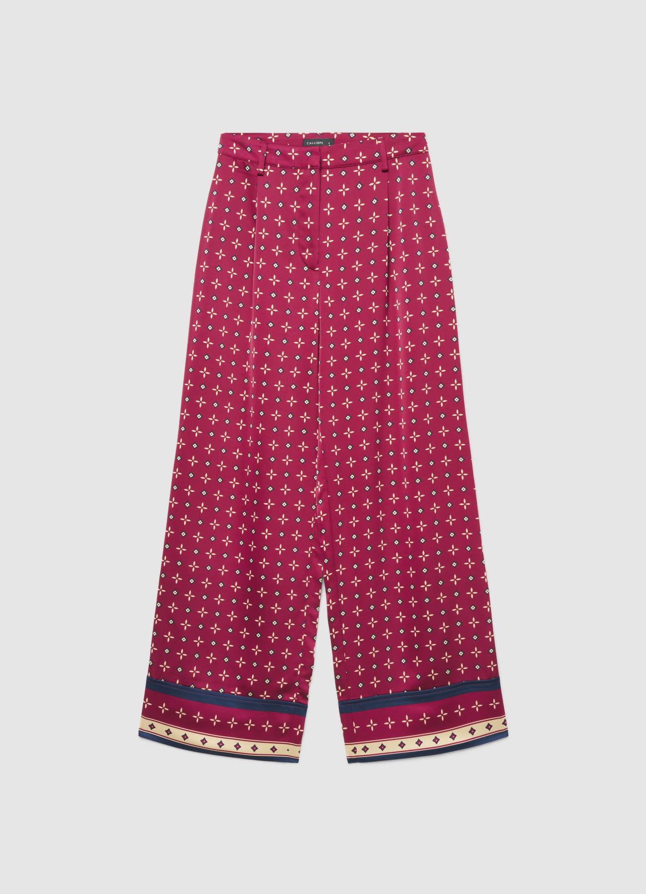 Pantaloni palazzo a fantasia