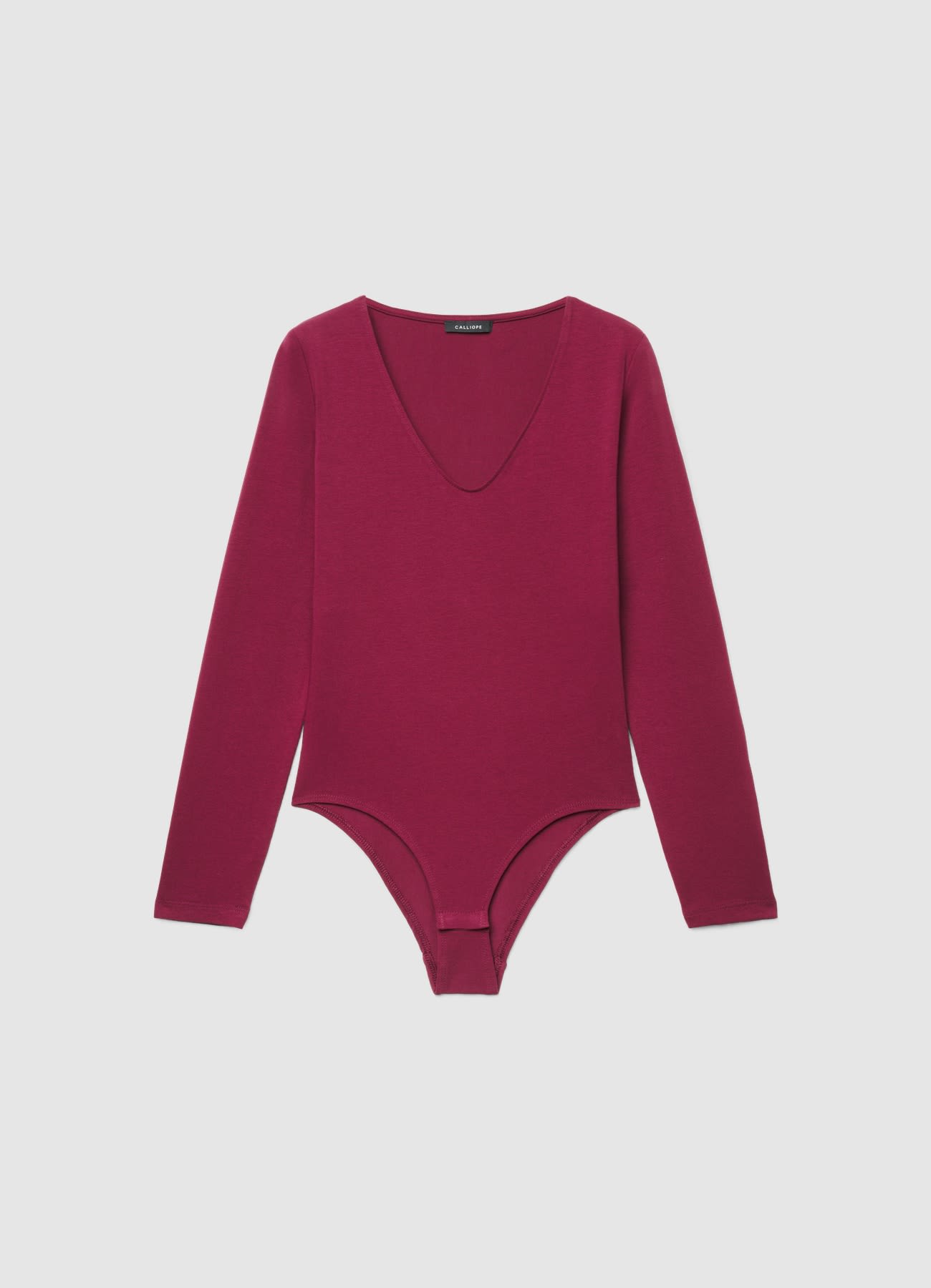 Body a maniche lunghe con scollo a V
