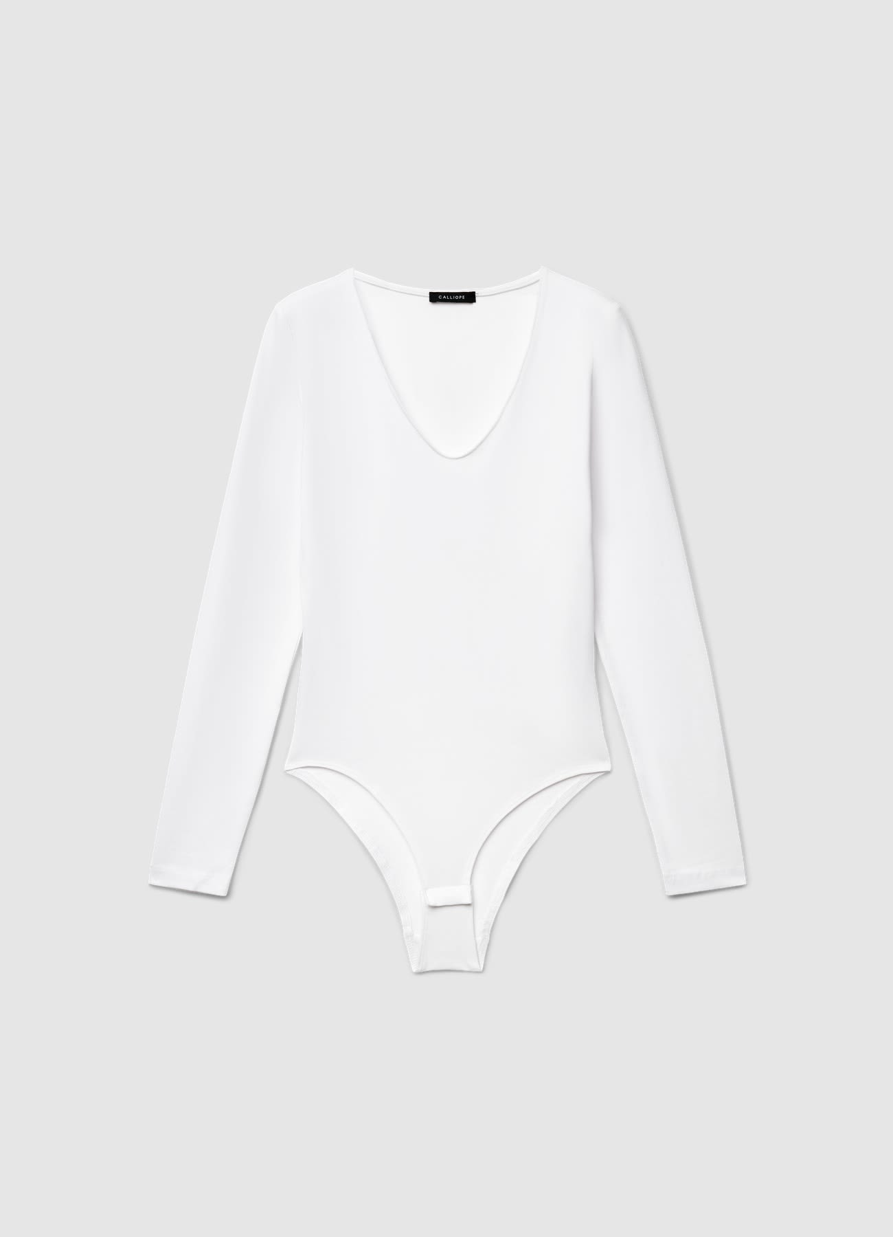 Body a maniche lunghe con scollo a V