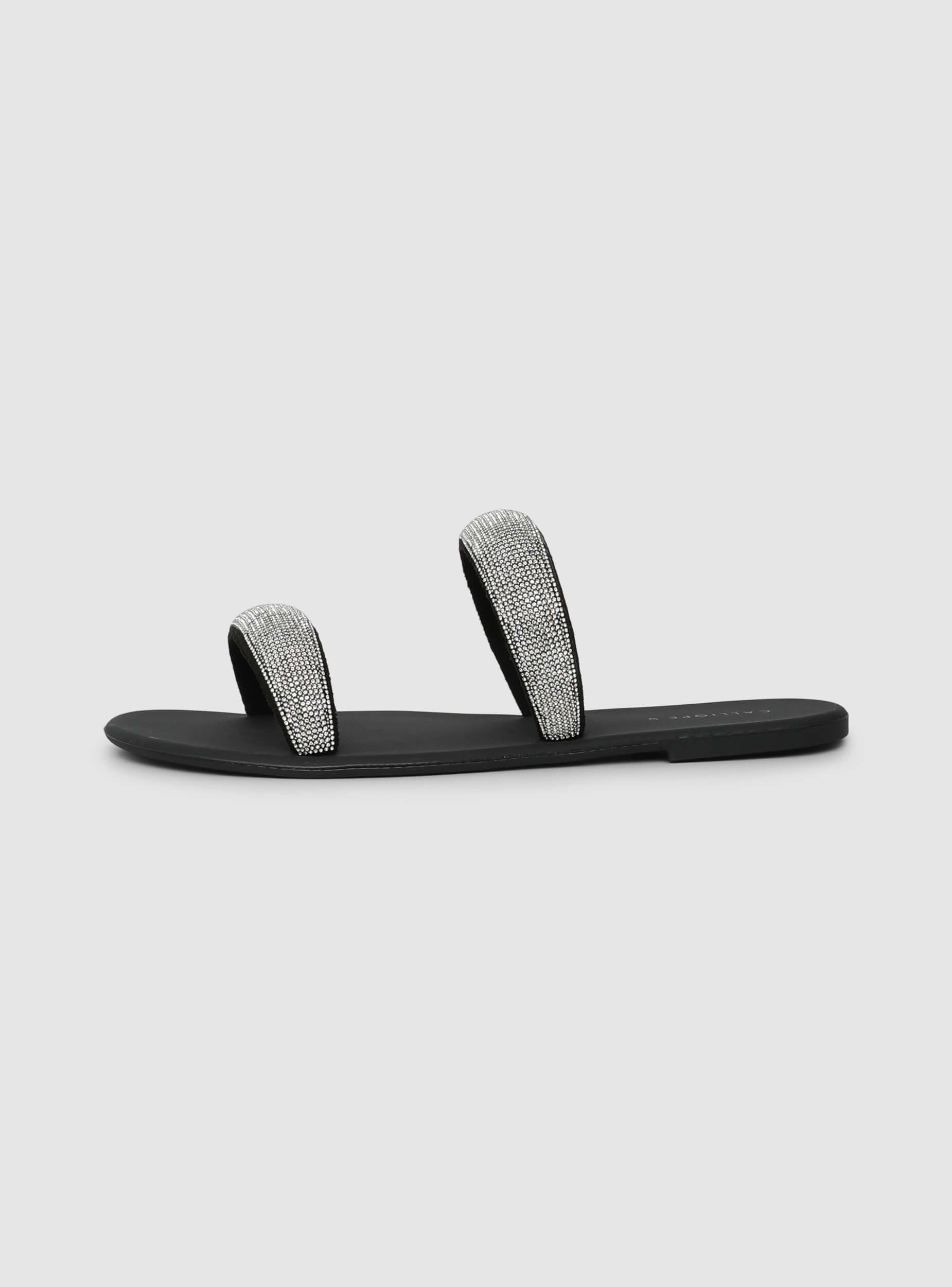 Ciabatte doppia fascia strass