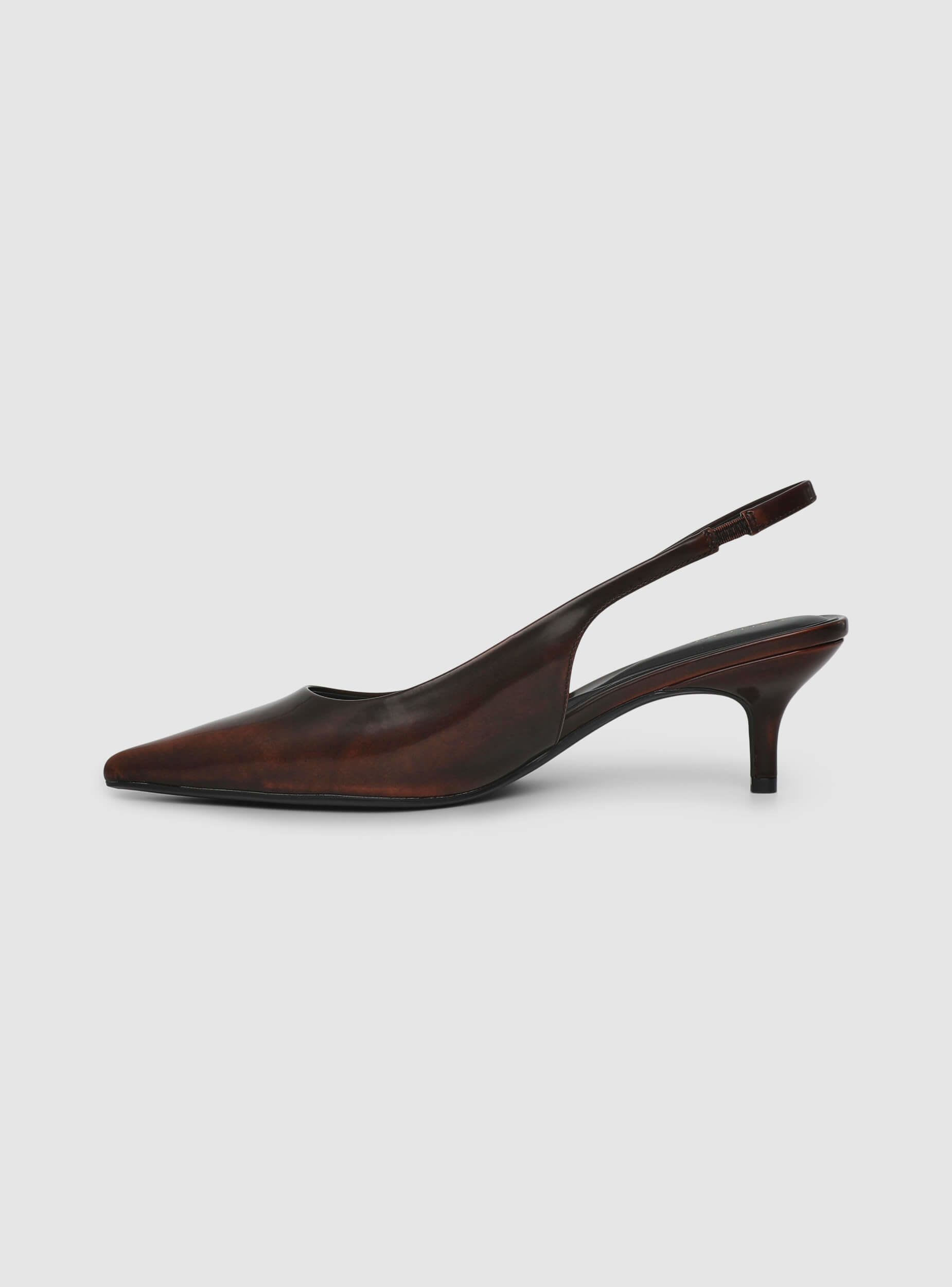Slingback similpelle