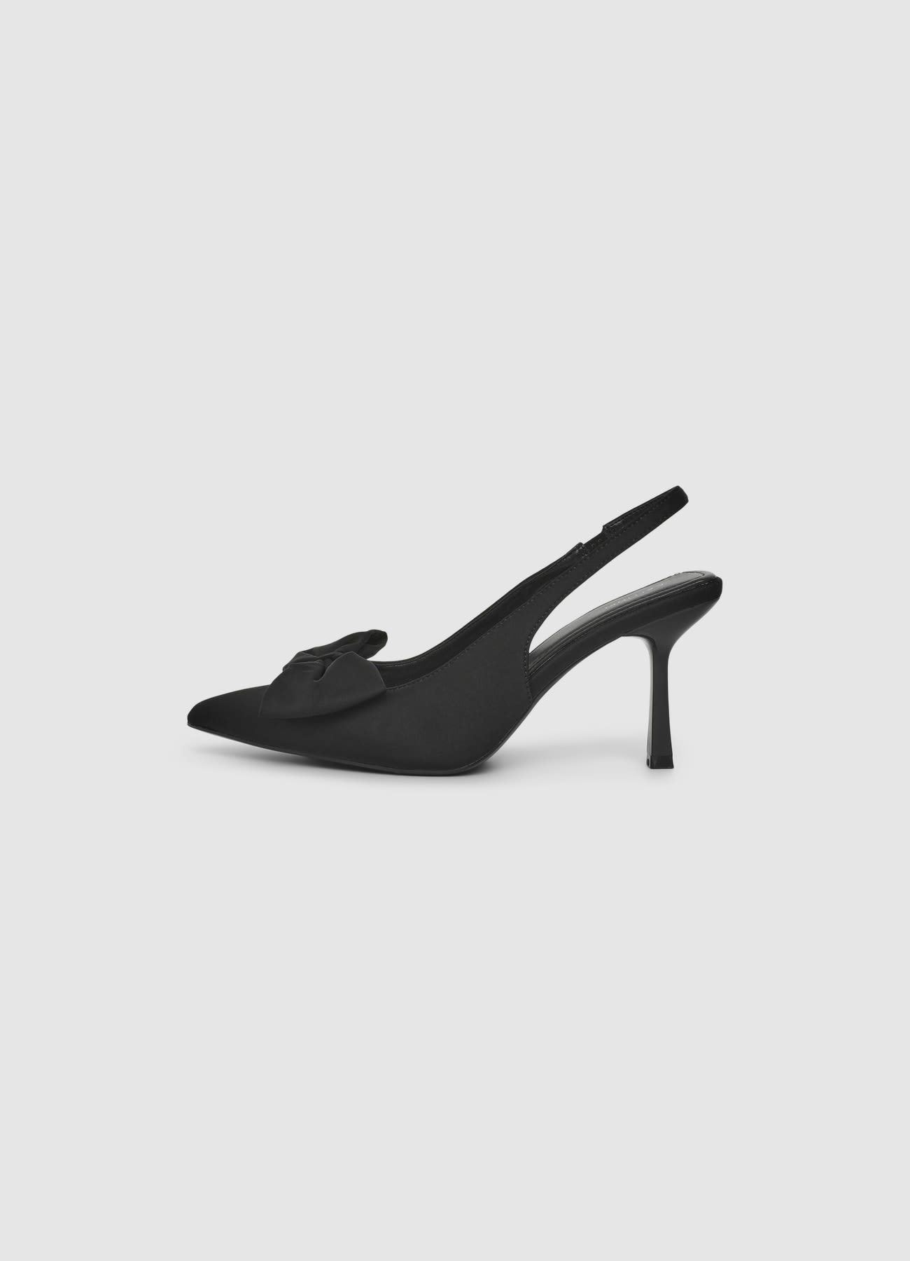 Decolleté slingback con fiocco