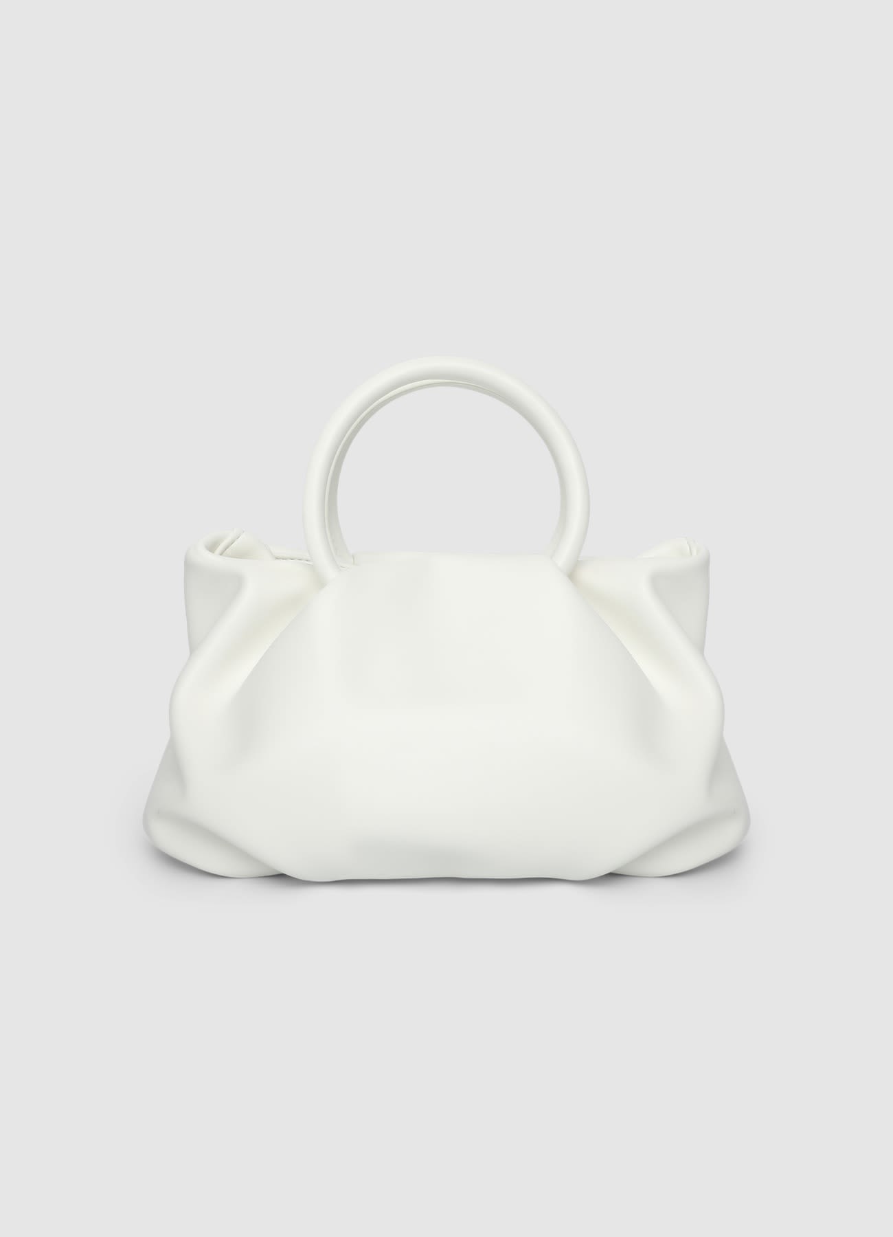 Mini bag con manici ad anello e tracolla