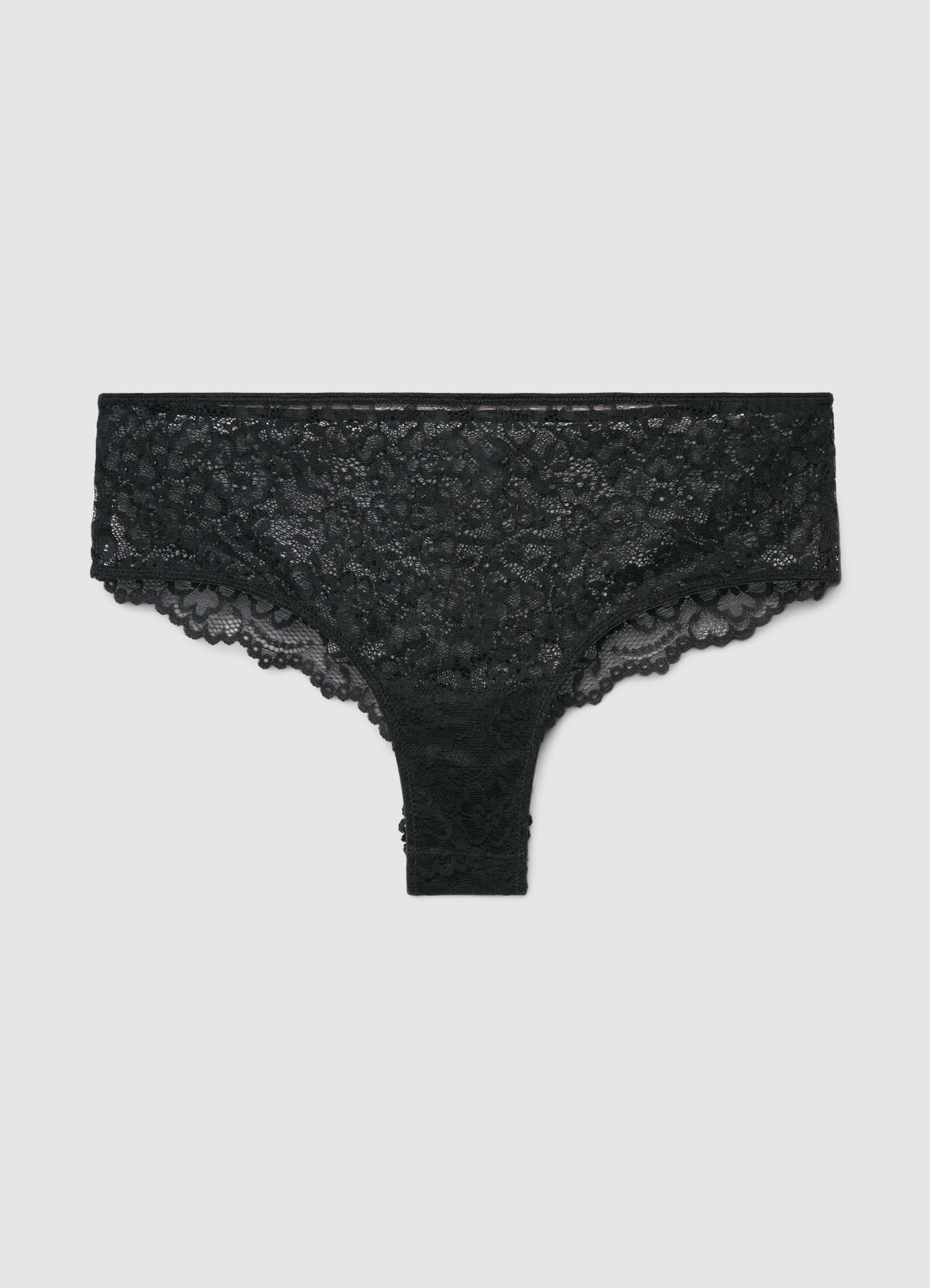 Pack 3 slip culotte in pizzo