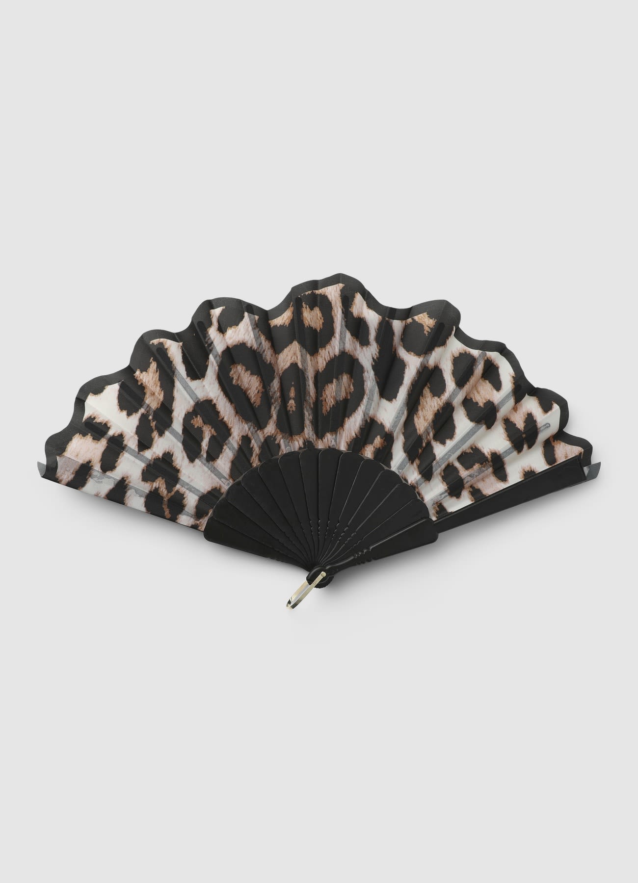 Ventaglio con stampa animalier