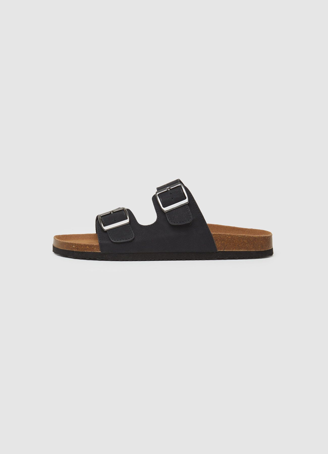 Sandali con doppia fascia similpelle