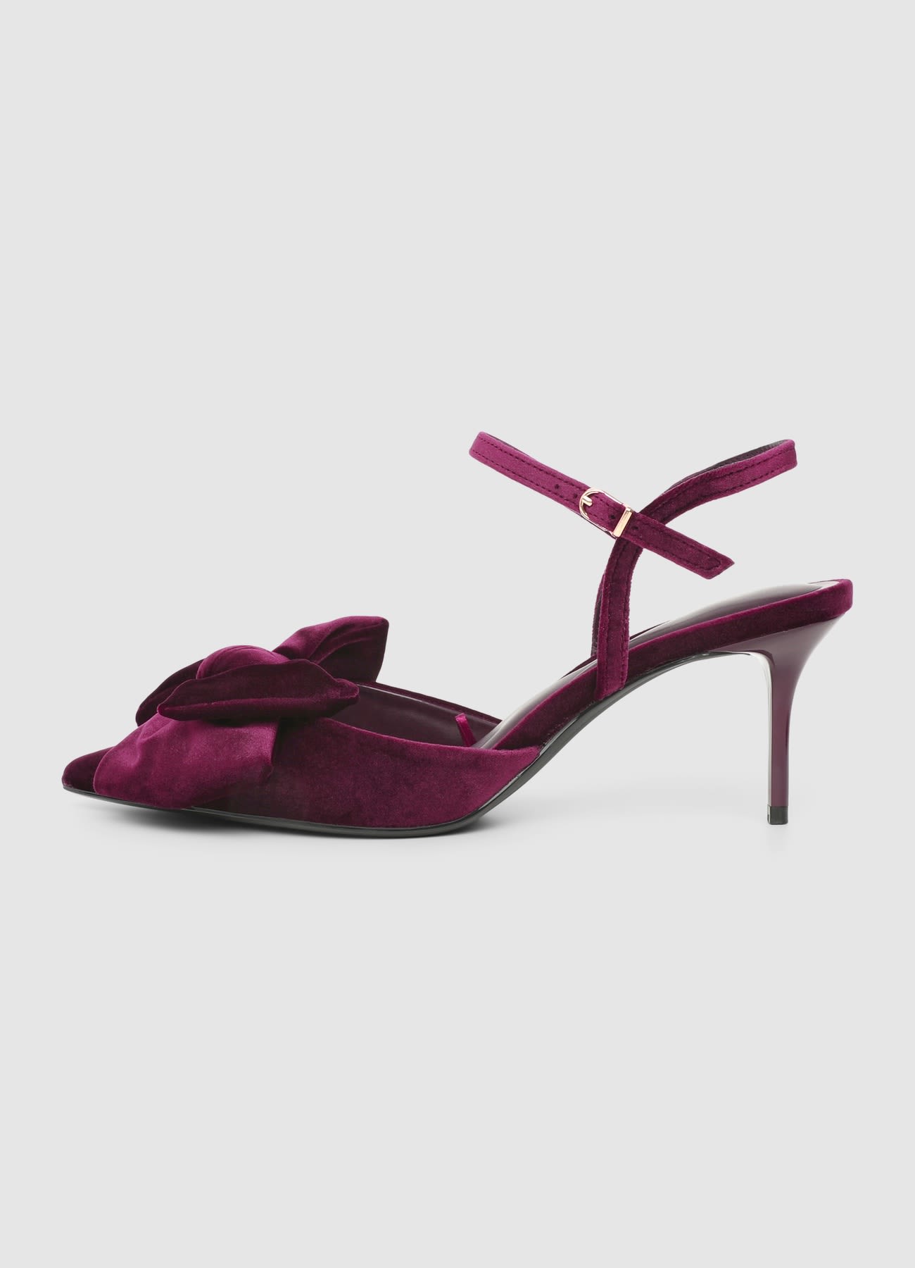 Décolleté slingback con fiocco