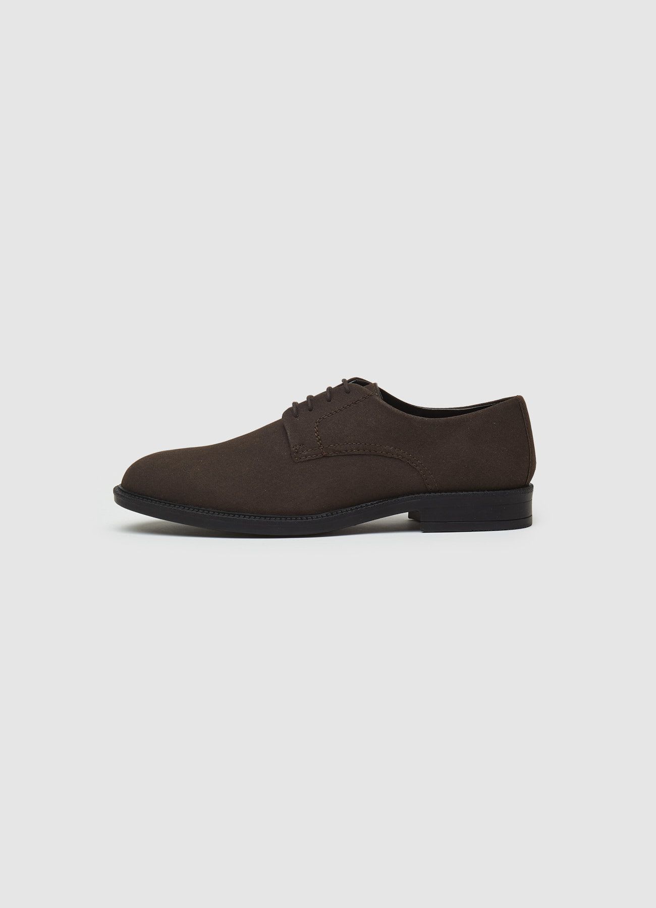 Scarpe derby stringate simil camoscio