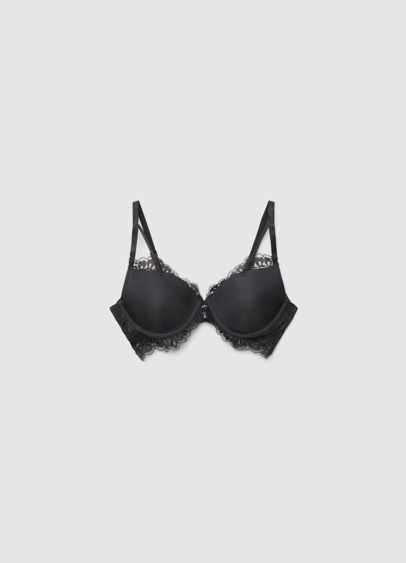 Reggiseno bralette con inserto in pizzo