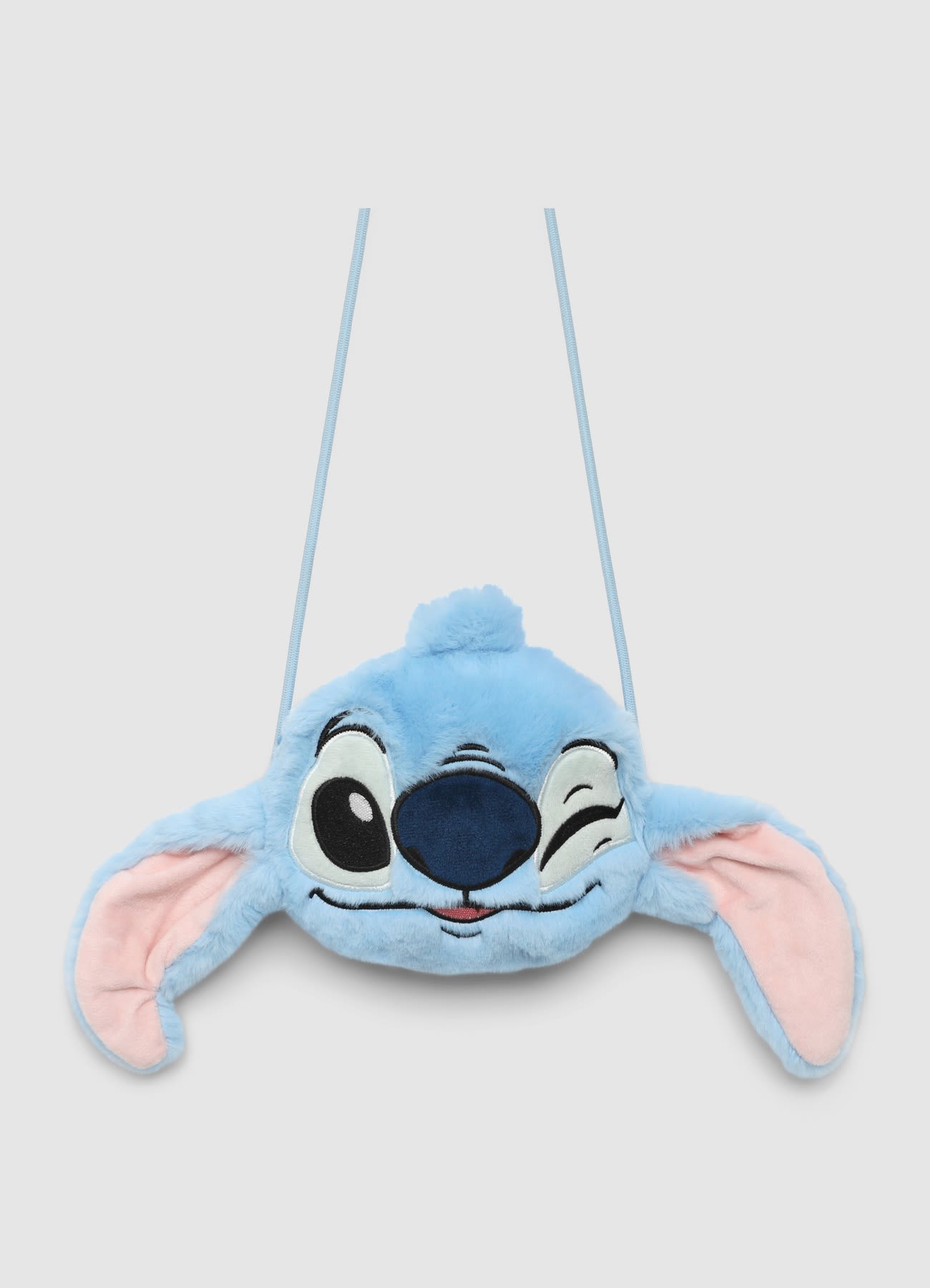 Borsa a tracolla Stitch effetto peluche