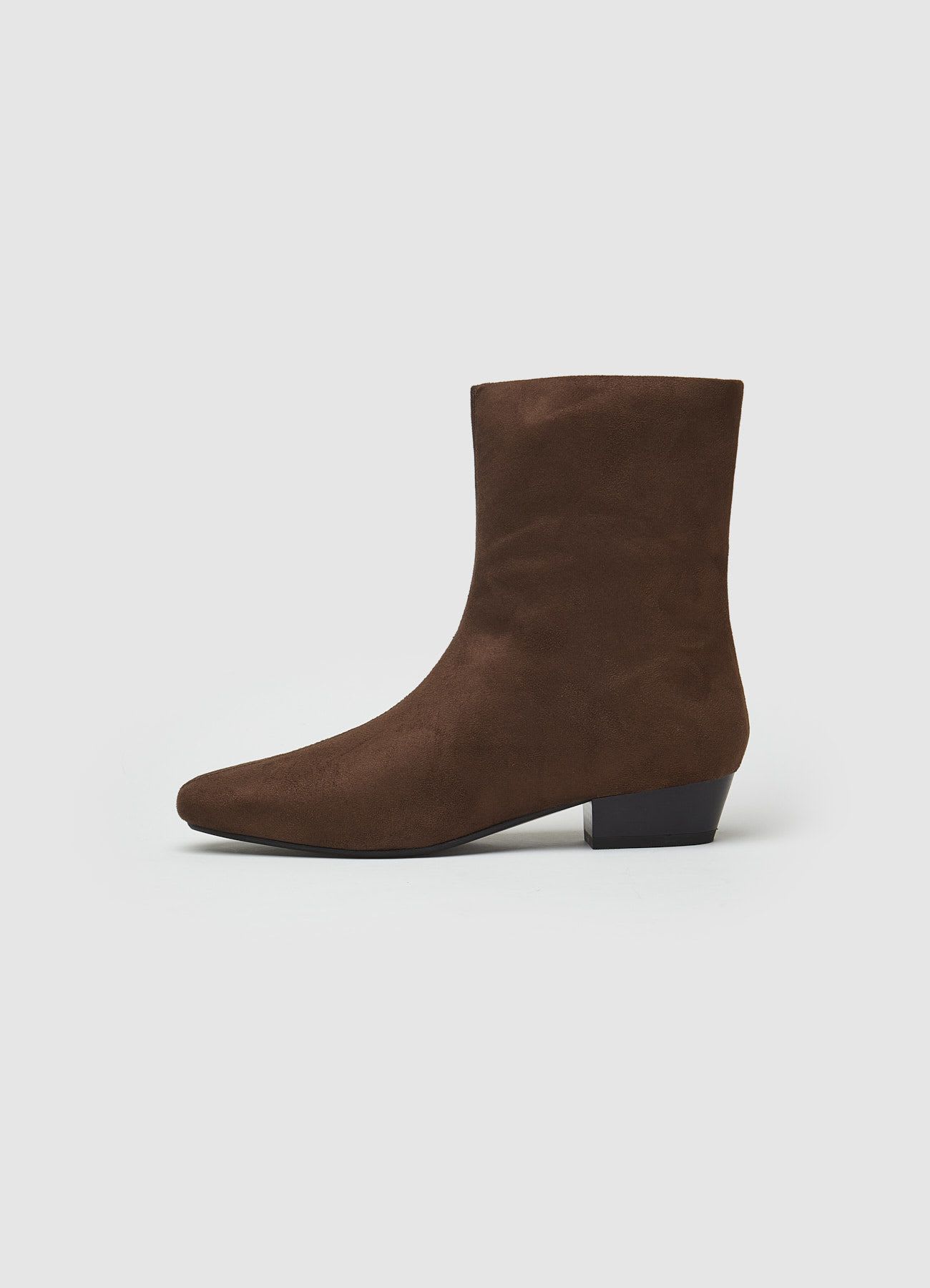 Stivaletti bassi con zip laterale