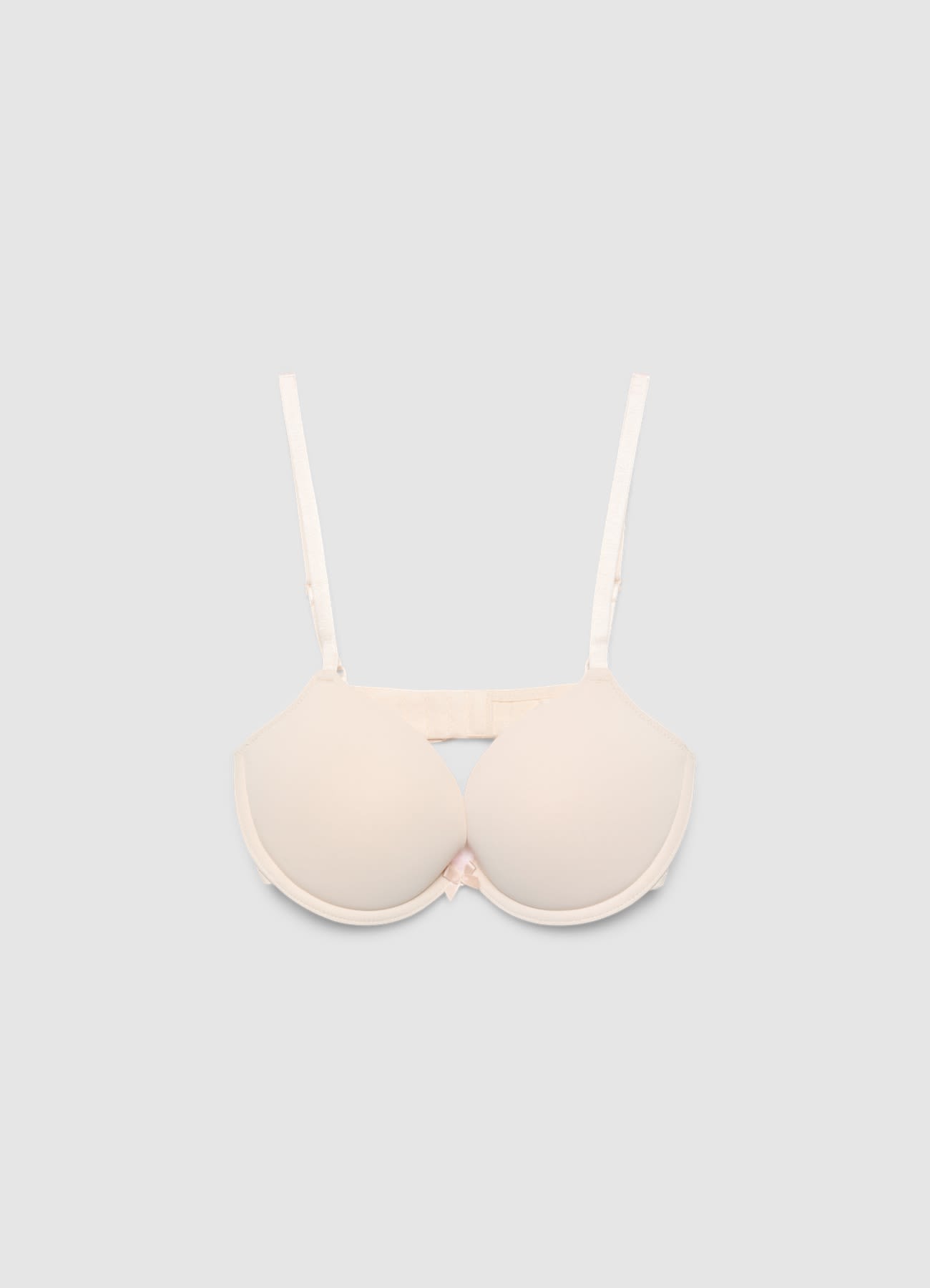 Reggiseno push up imbottito a tinta unita