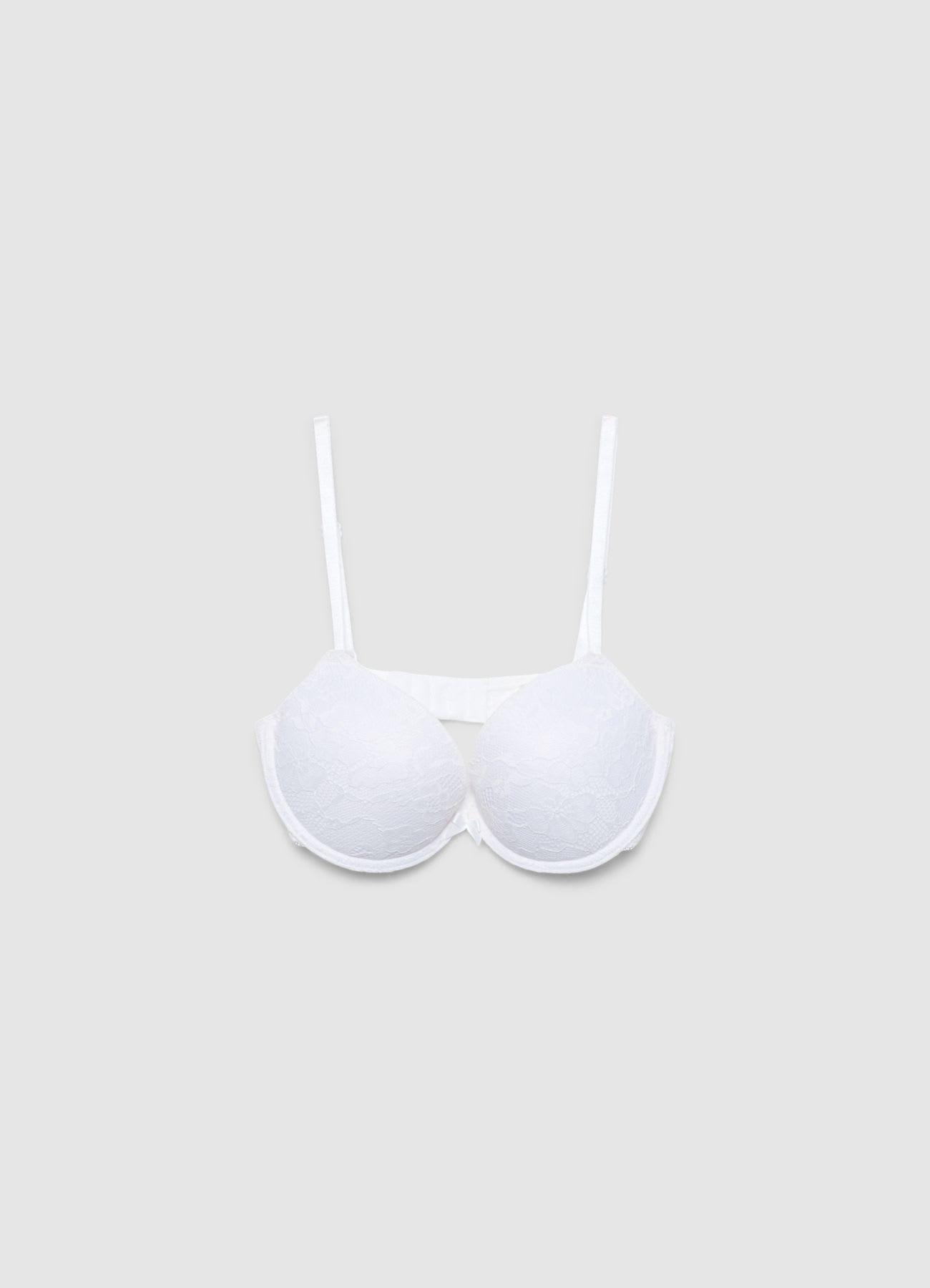 Reggiseno push-up con dettaglio in pizzo