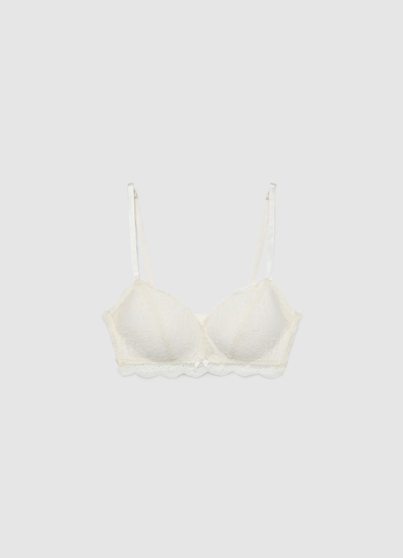 Reggiseno a triangolo in pizzo senza ferretto