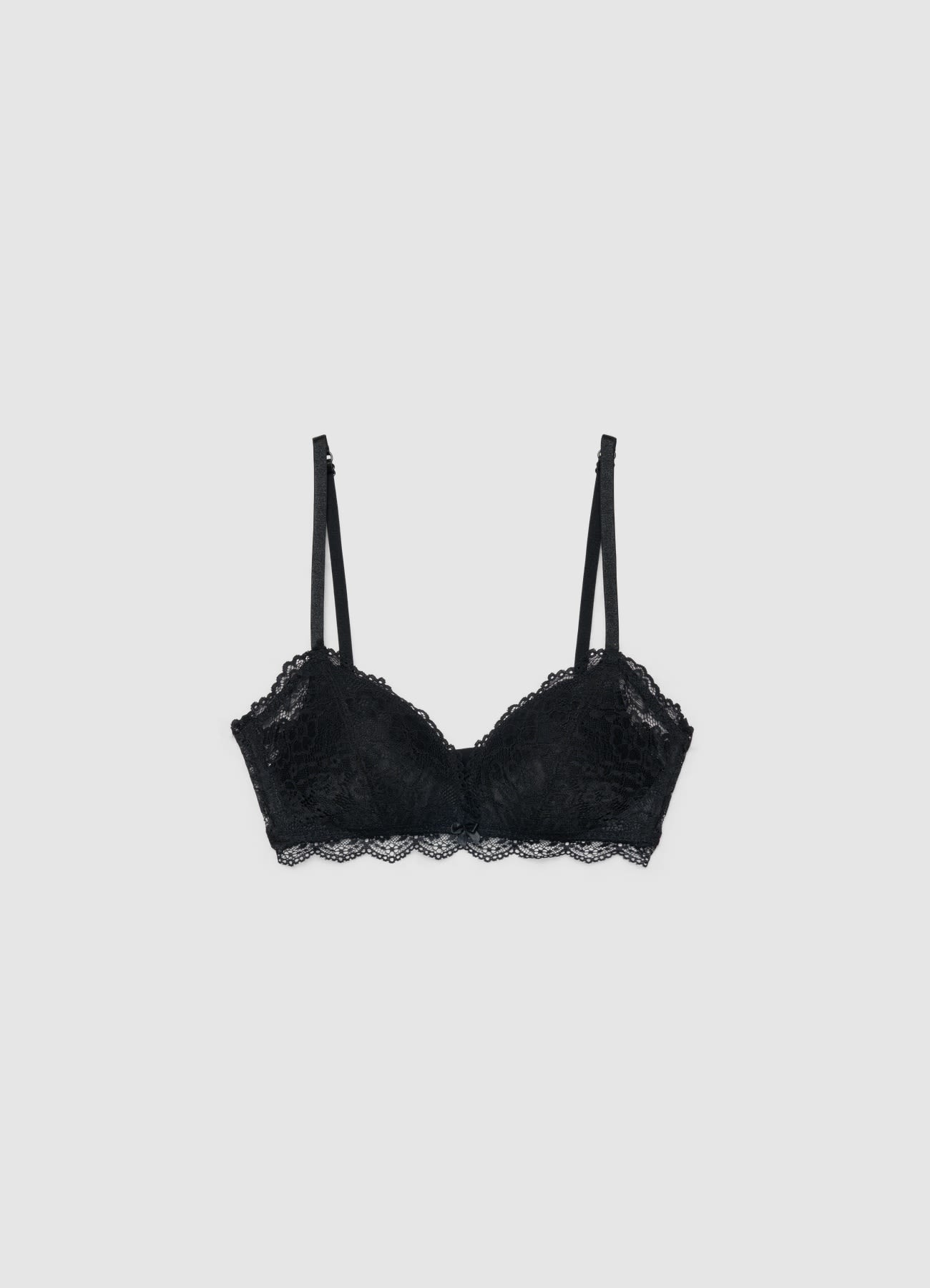 Reggiseno a triangolo in pizzo senza ferretto