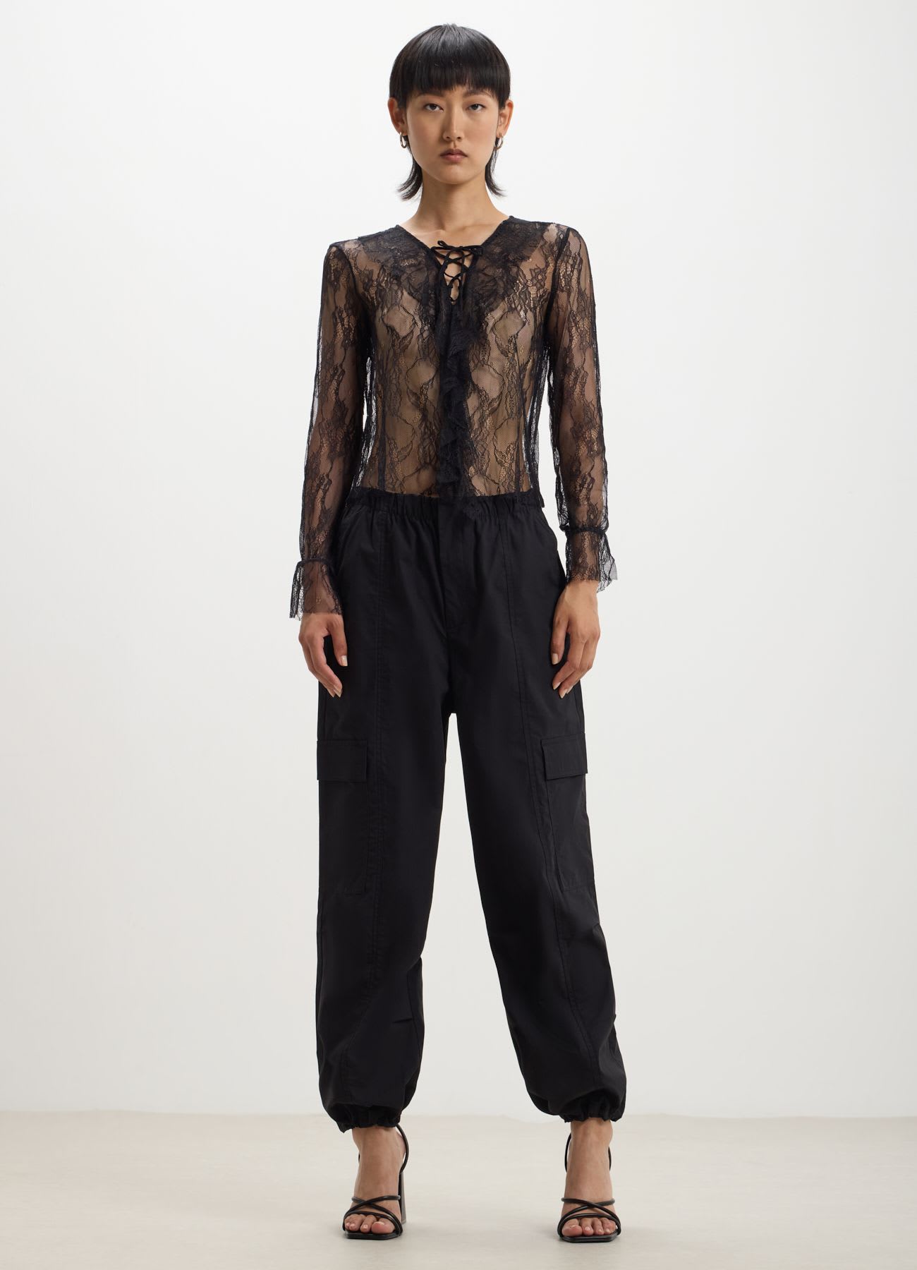 Parachute in twill