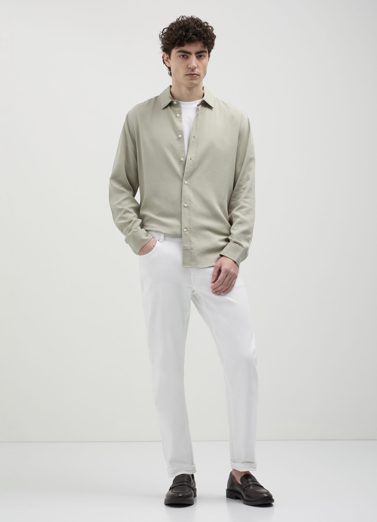 Pantaloni 5 tasche slim