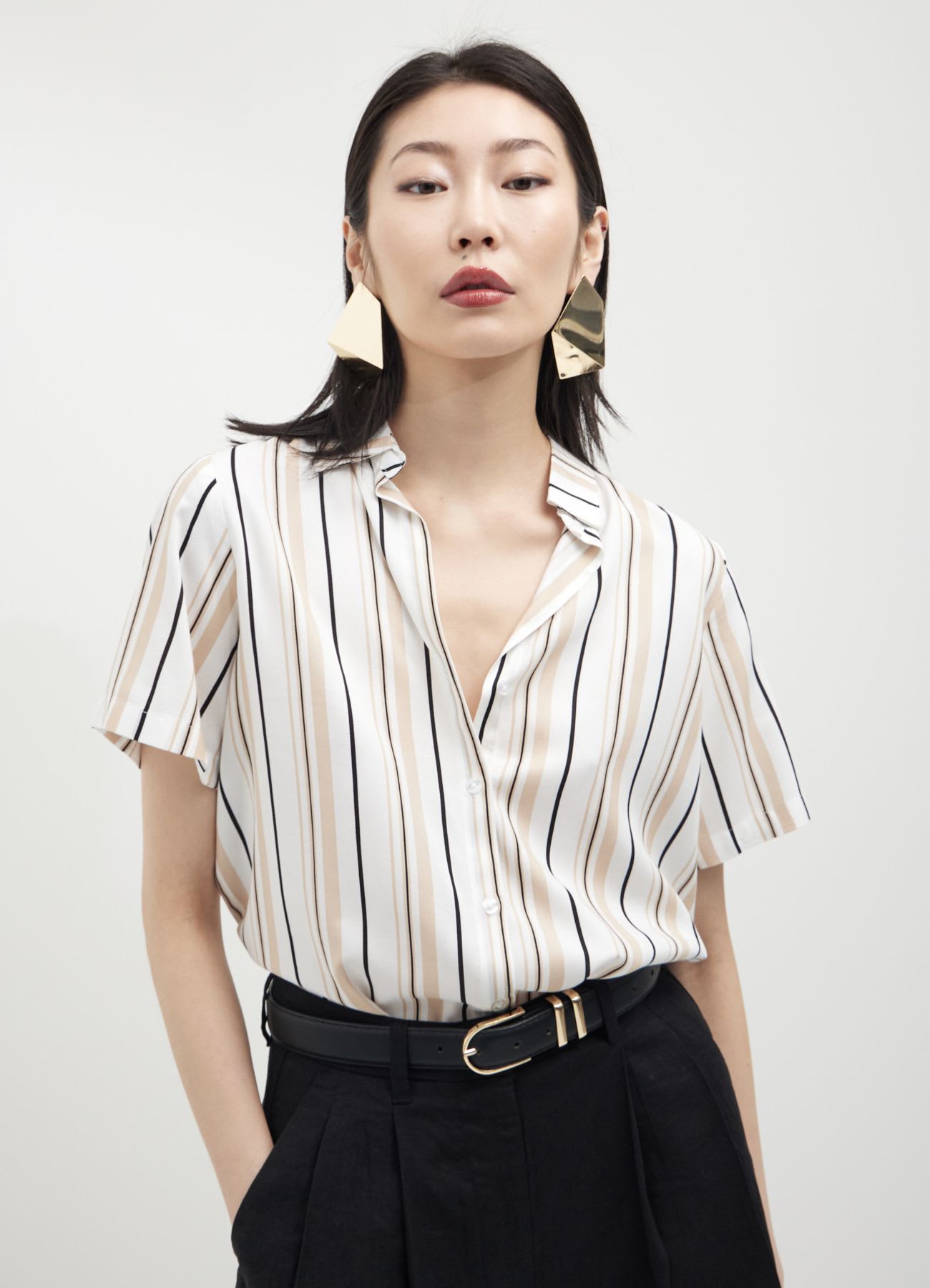 Camicia a righe