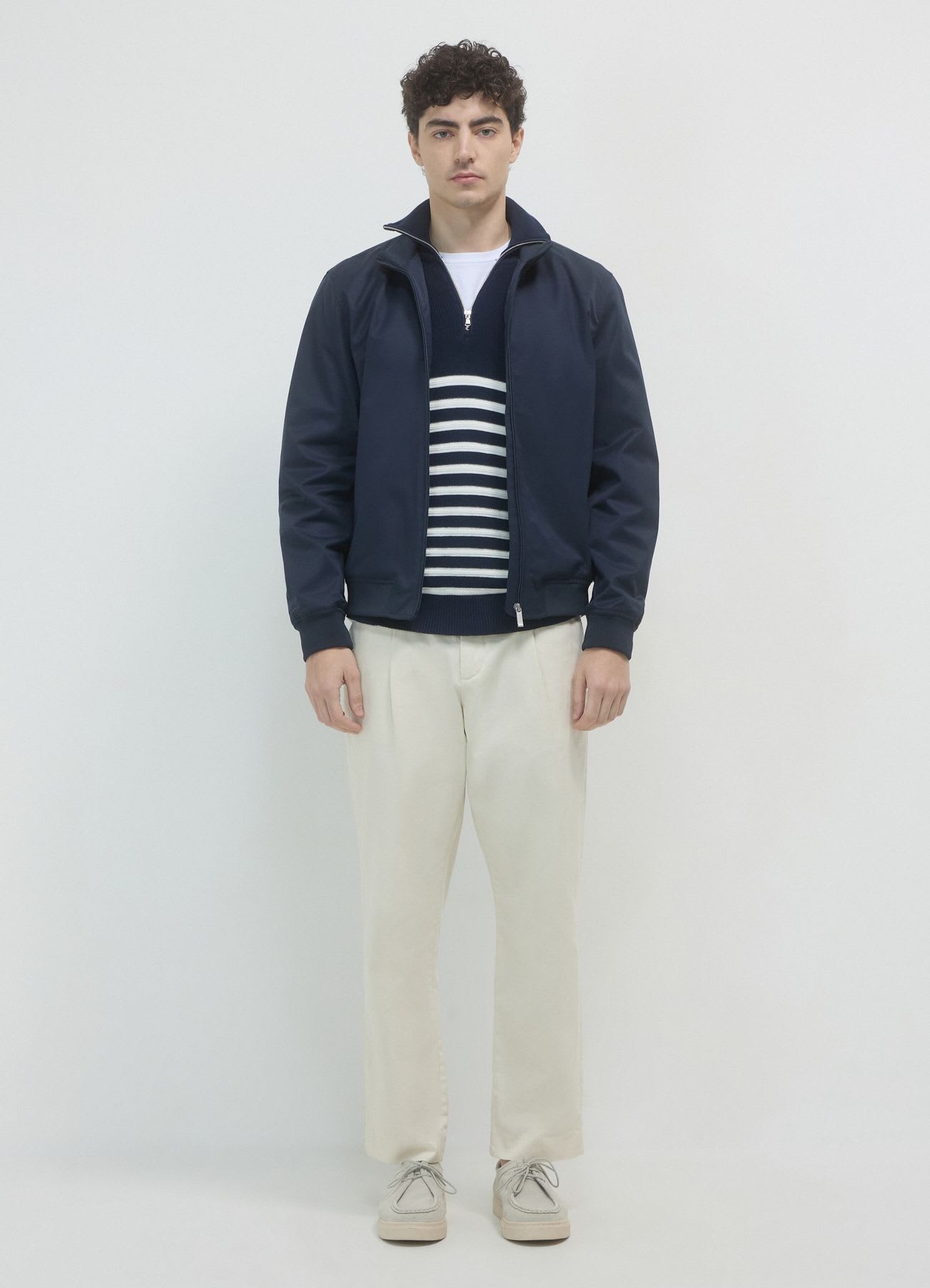 Bomber collo alto